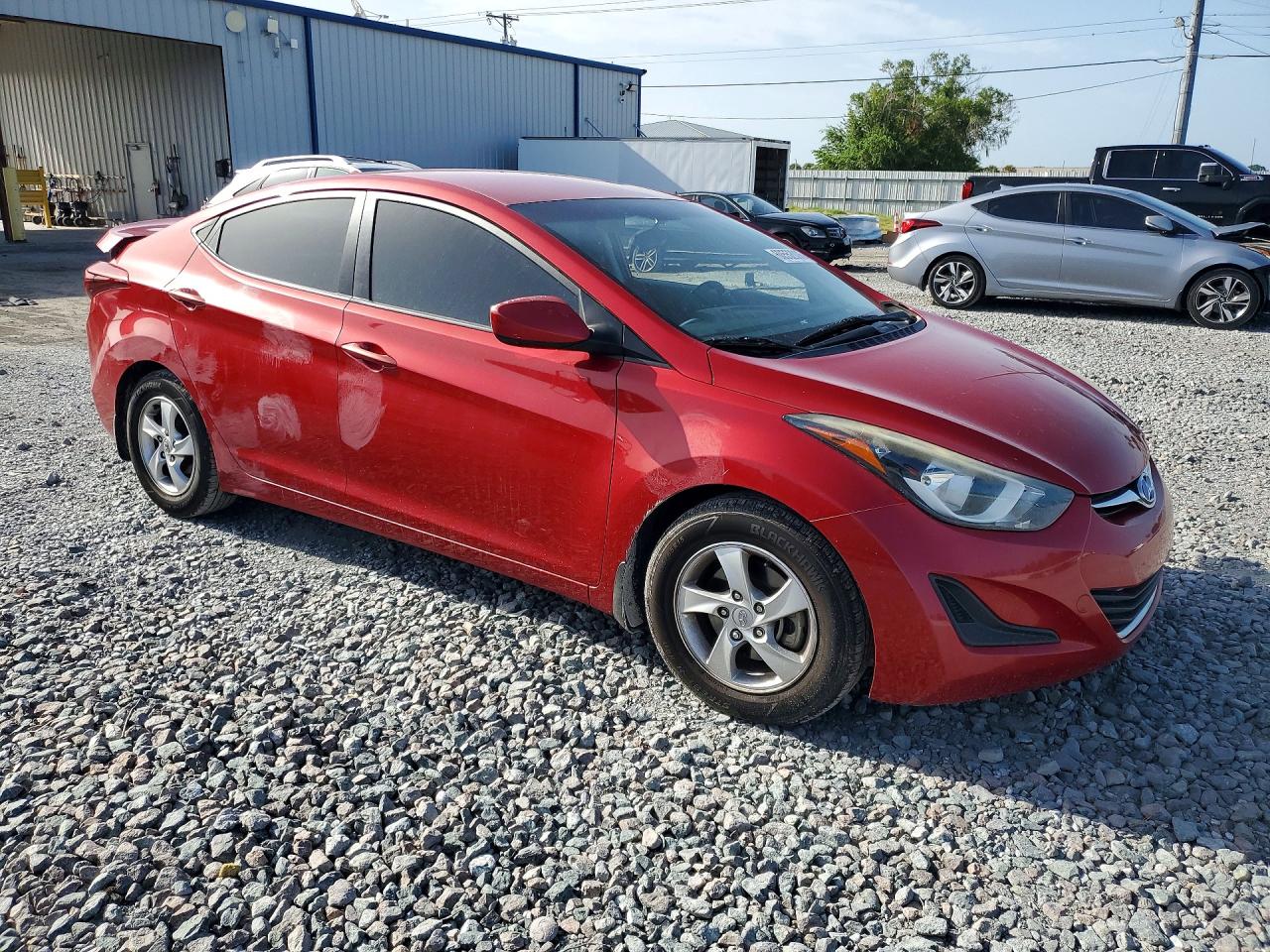 2015 Hyundai Elantra Se Red vin: KMHDH4AE2FU454002