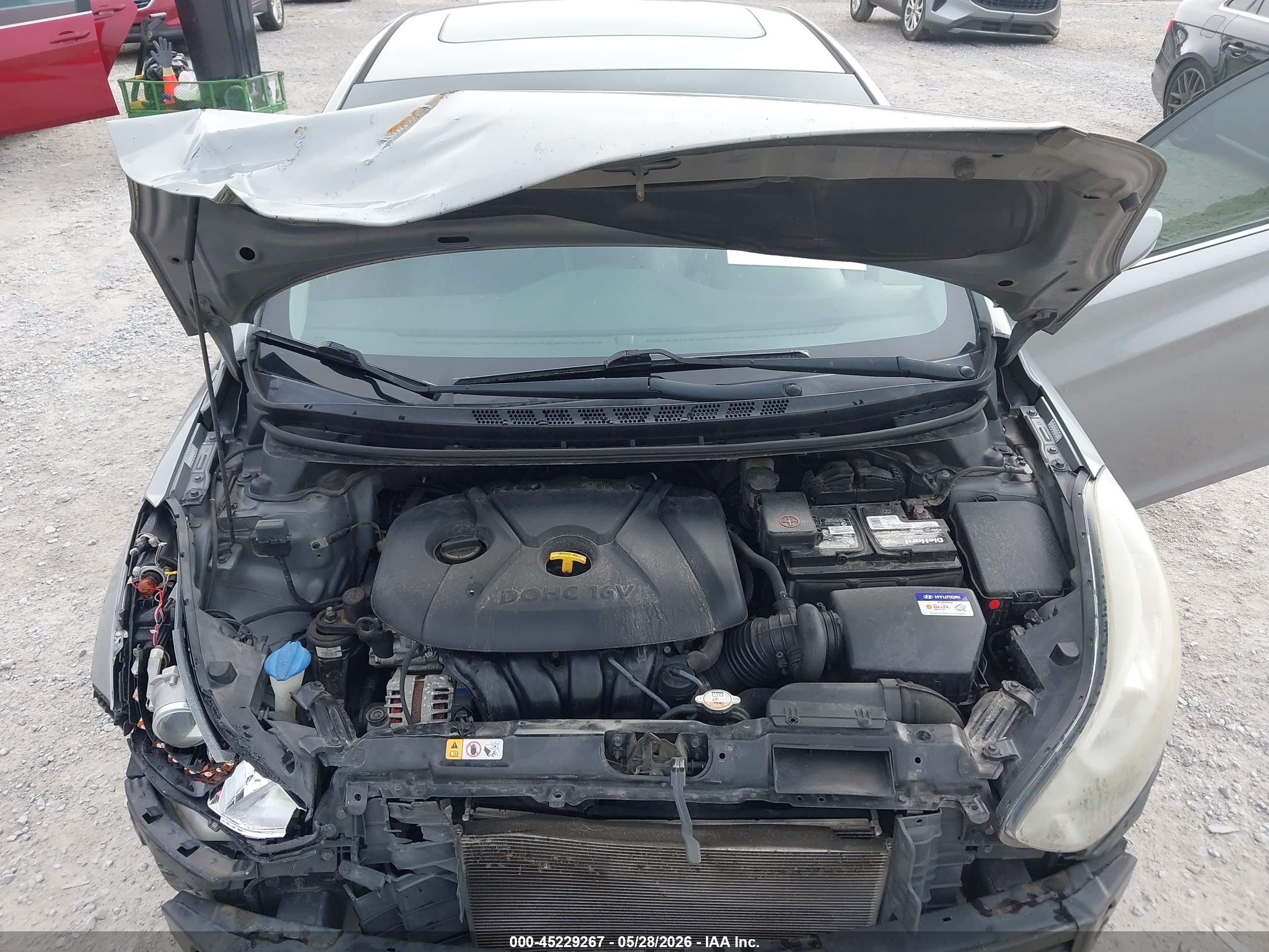 2015 Hyundai Elantra Limited Silver vin: KMHDH4AE2FU456087