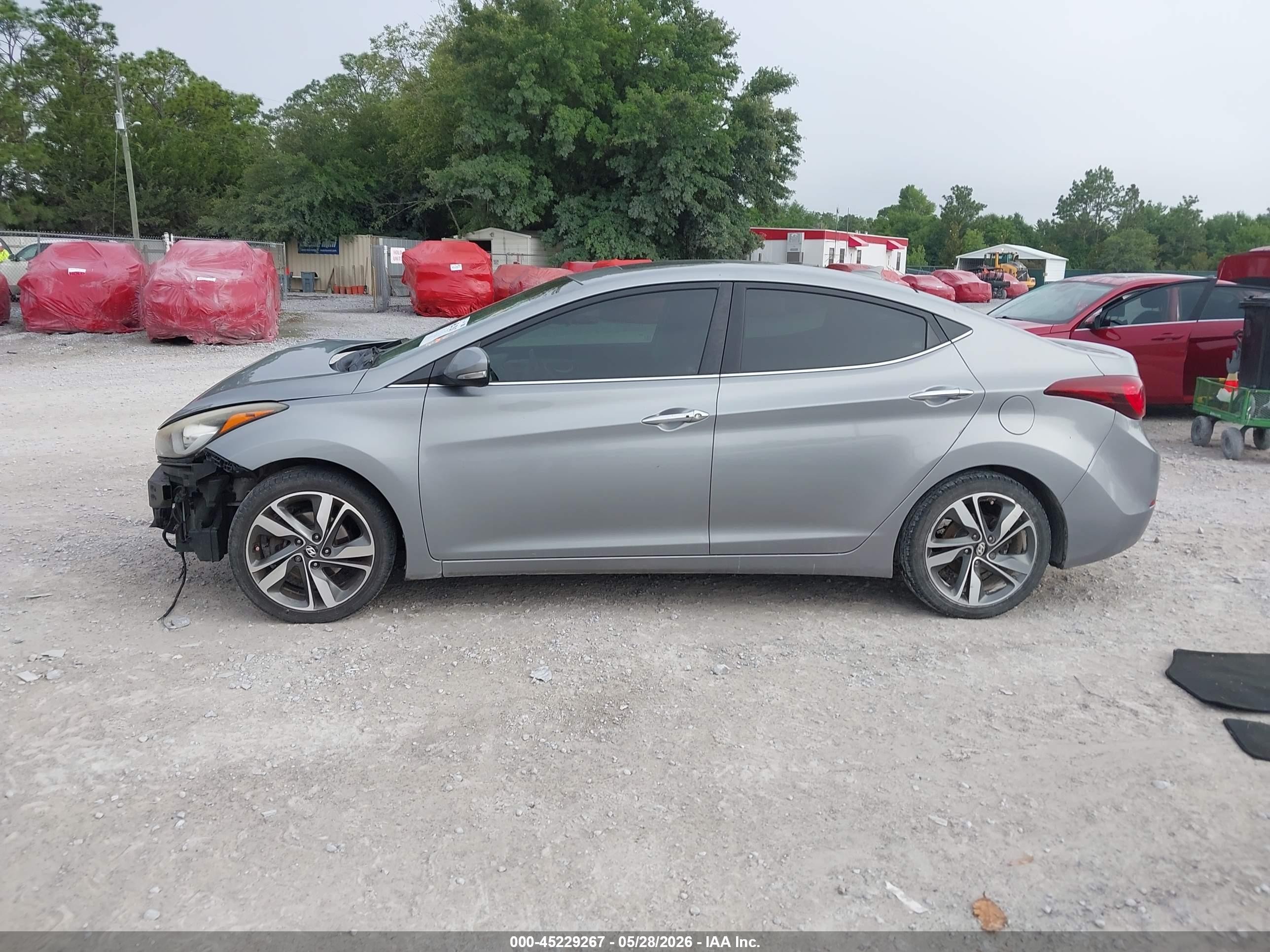 2015 Hyundai Elantra Limited Silver vin: KMHDH4AE2FU456087