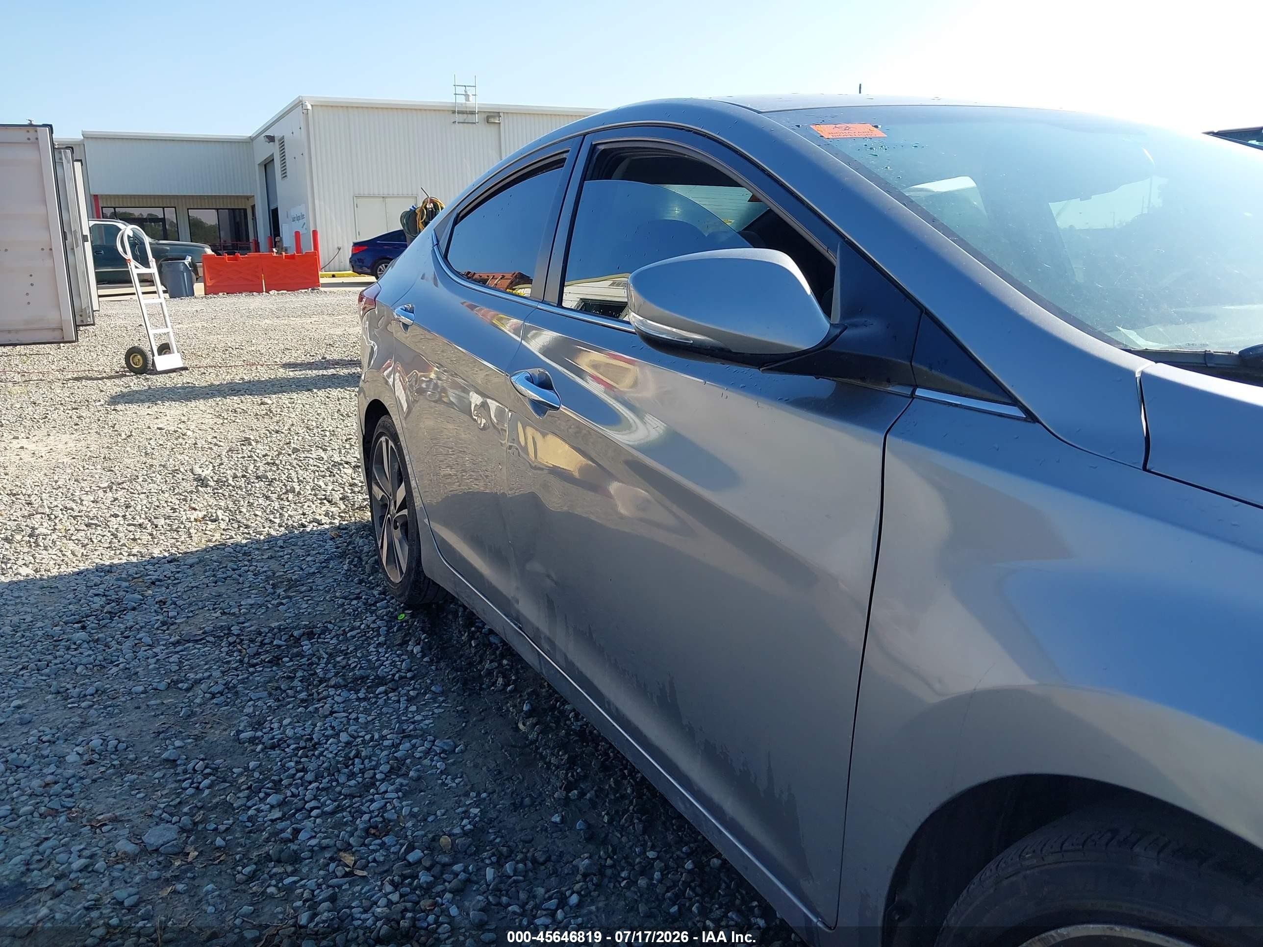 2015 Hyundai Elantra Limited Silver vin: KMHDH4AE2FU457238