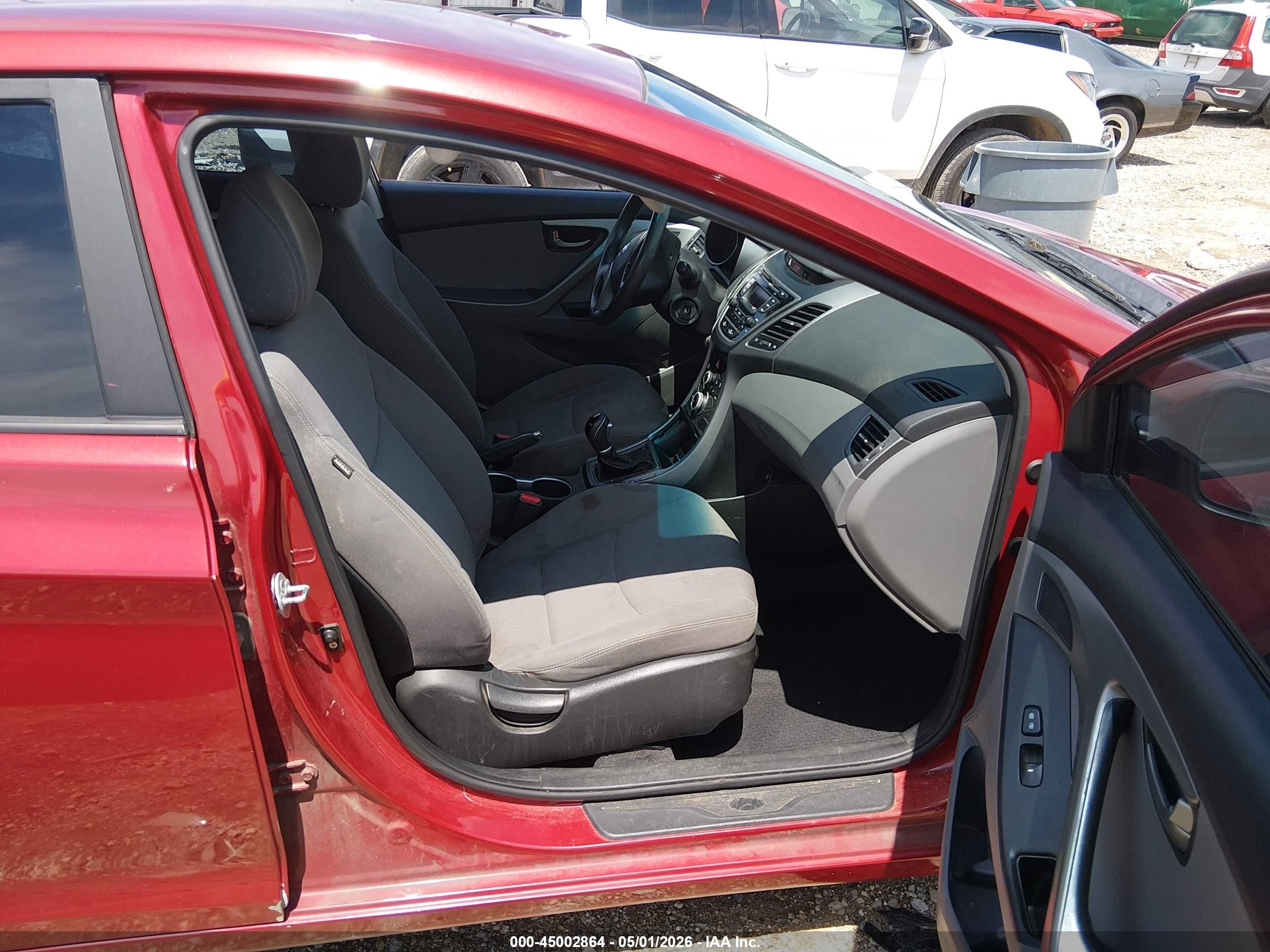 2016 Hyundai Elantra Se Красный vin: KMHDH4AE2GU643704