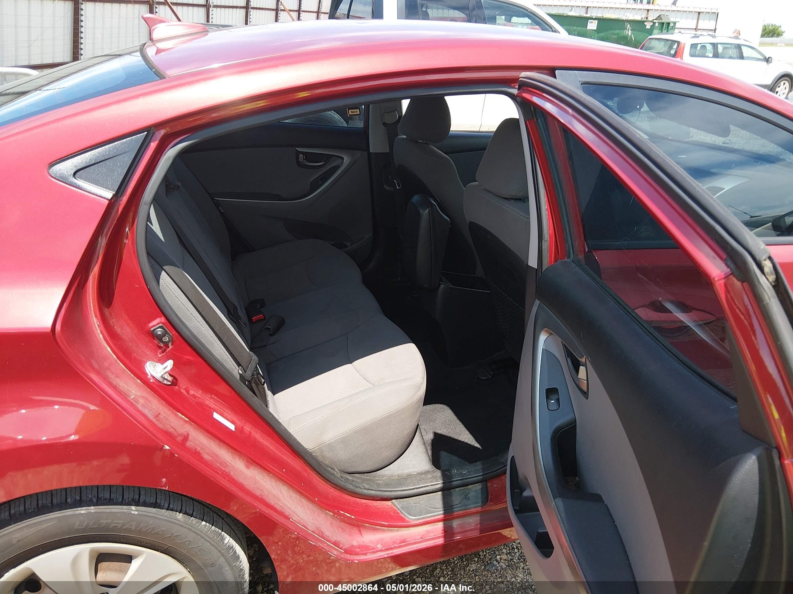2016 Hyundai Elantra Se Красный vin: KMHDH4AE2GU643704