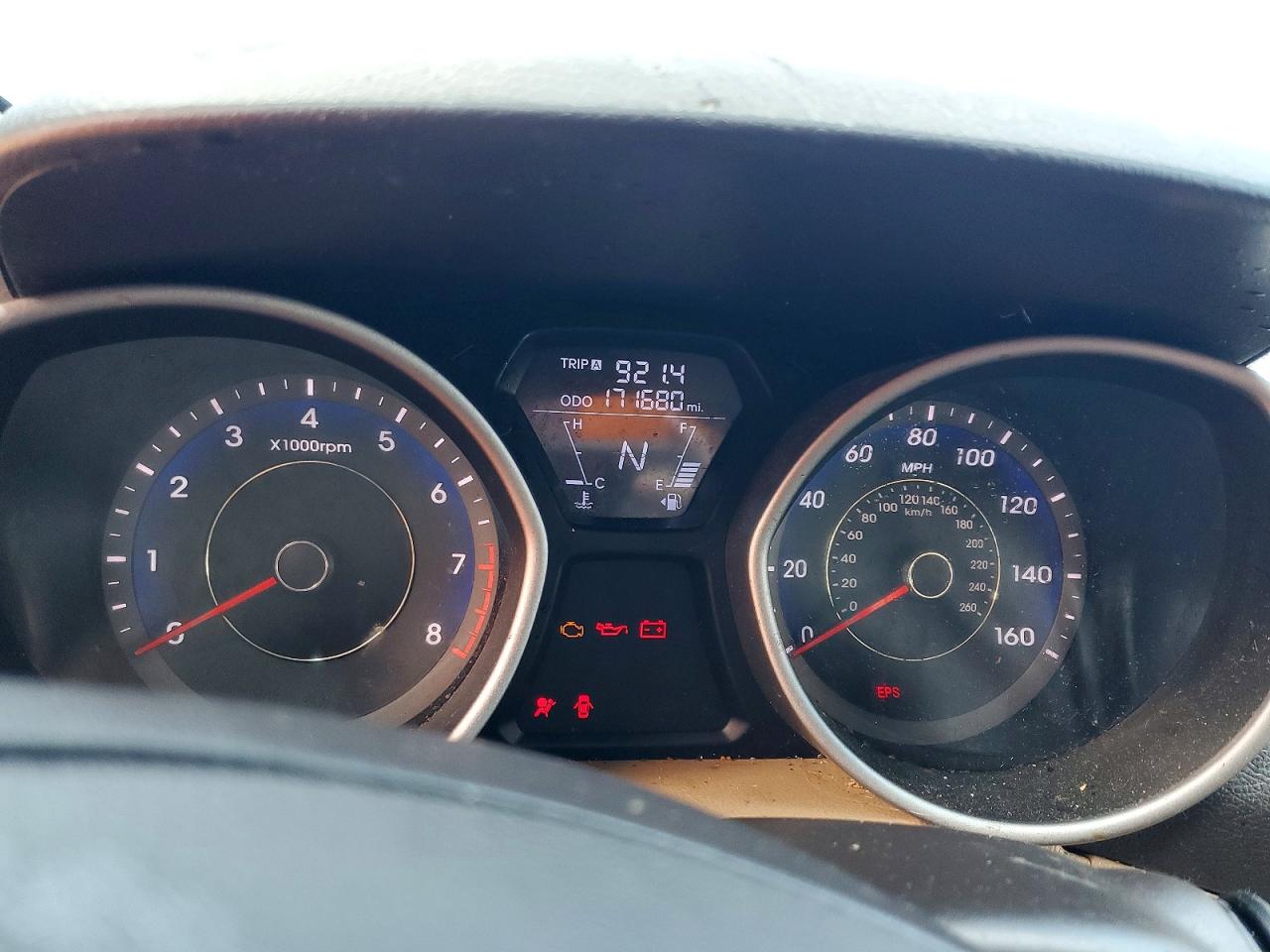 2011 Hyundai Elantra Limited Blue vin: KMHDH4AE3BU092451