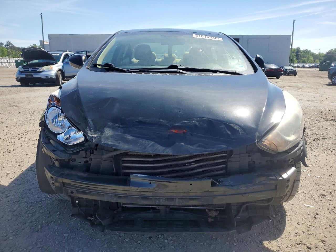 2011 Hyundai Elantra Gls Black vin: KMHDH4AE3BU098248