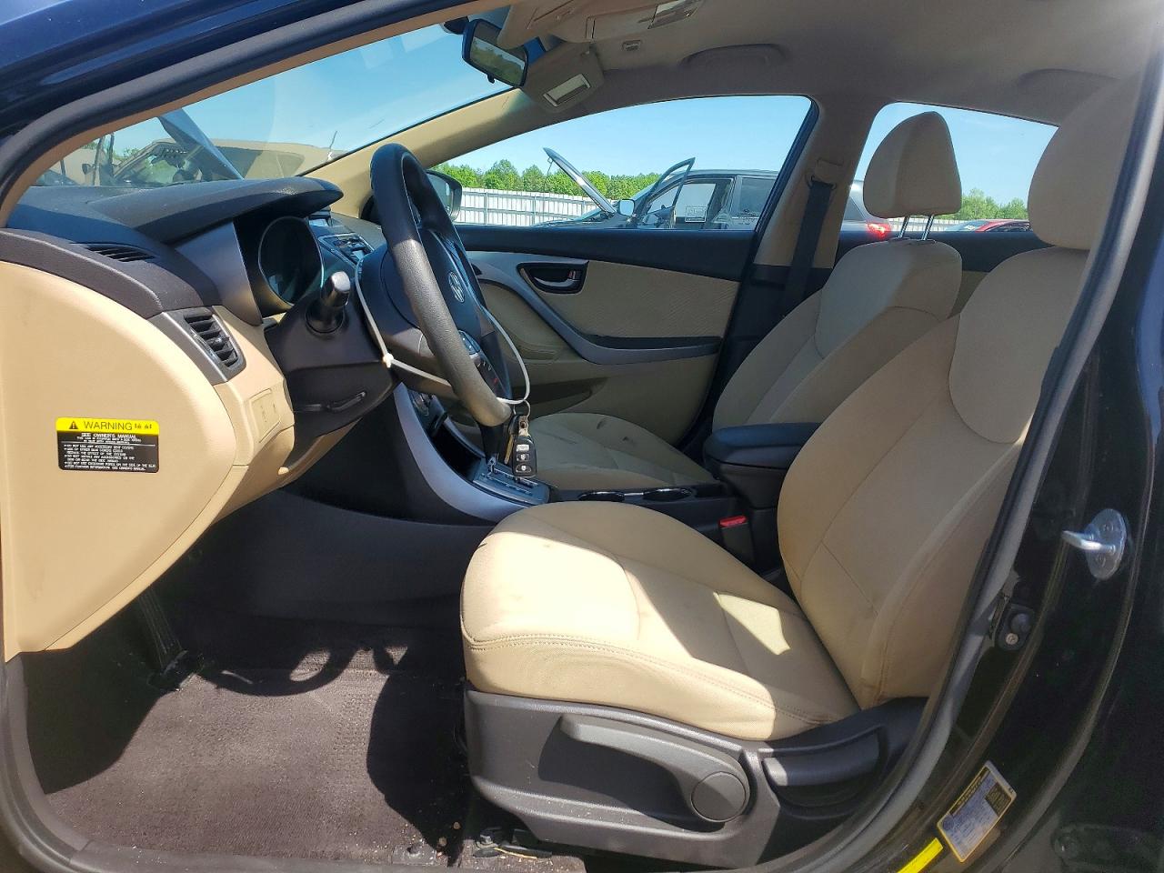2011 Hyundai Elantra Gls Black vin: KMHDH4AE3BU098248