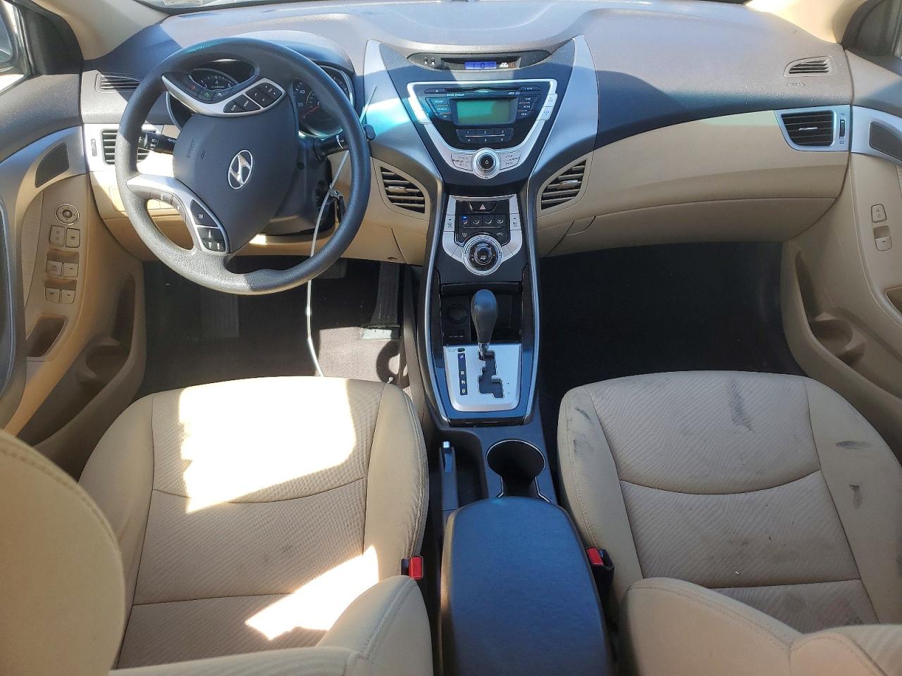 2011 Hyundai Elantra Gls Black vin: KMHDH4AE3BU098248