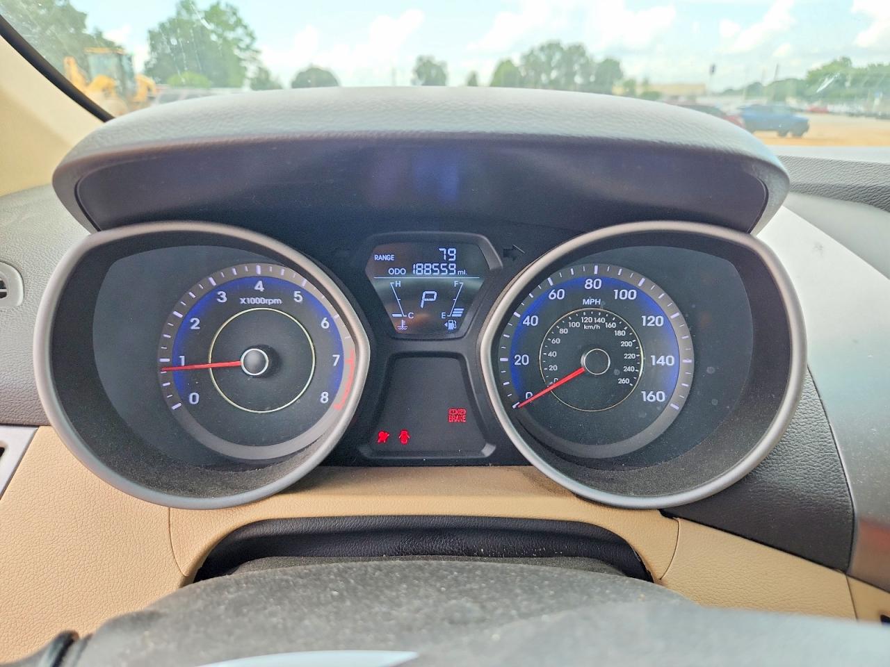 2011 Hyundai Elantra Gls Red vin: KMHDH4AE3BU111256
