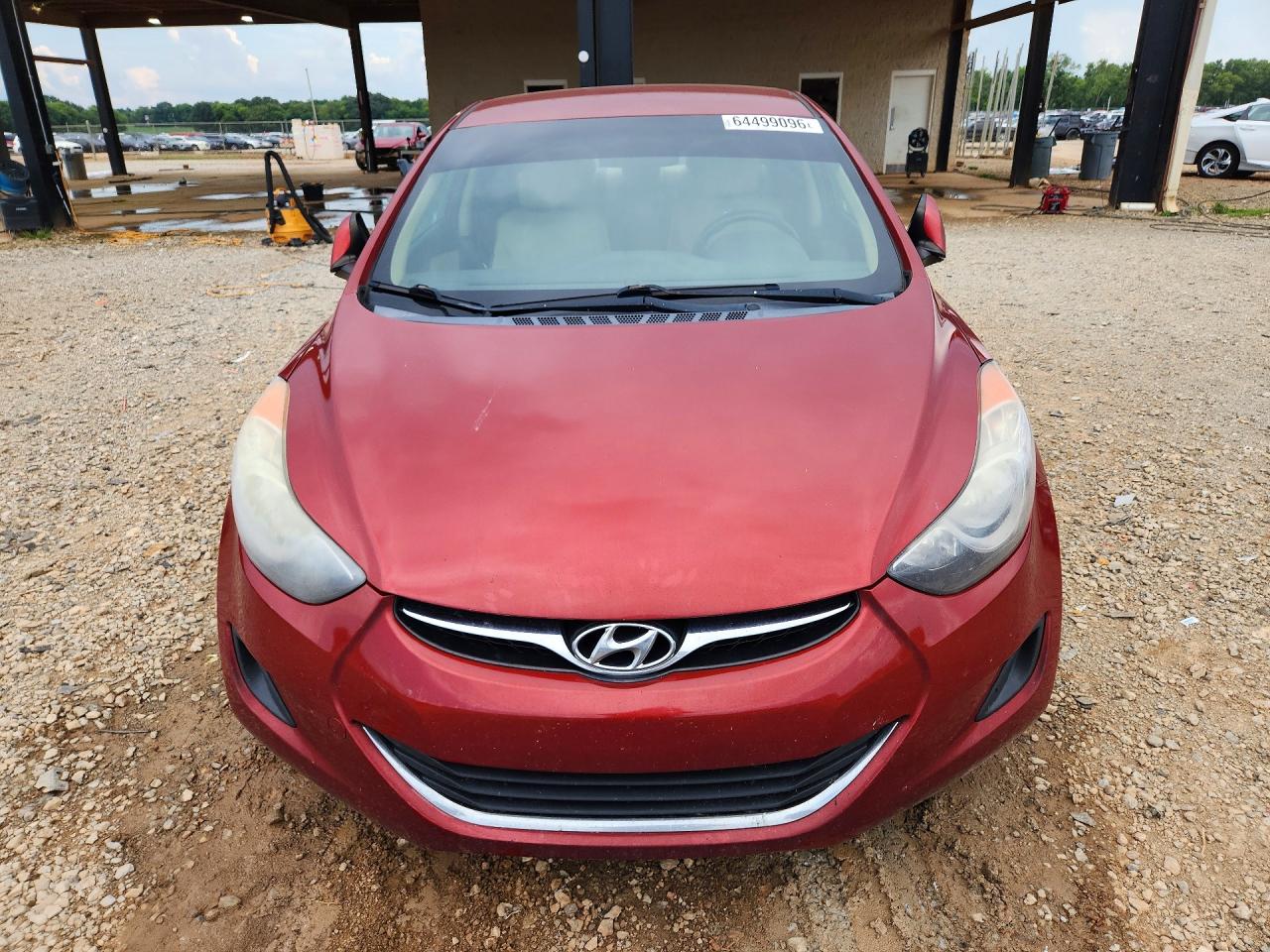 2011 Hyundai Elantra Gls Red vin: KMHDH4AE3BU111256