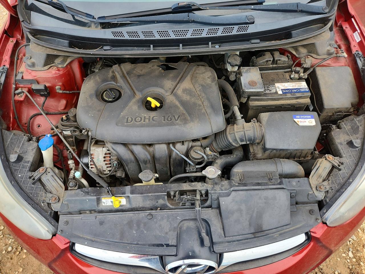 2011 Hyundai Elantra Gls Red vin: KMHDH4AE3BU111256