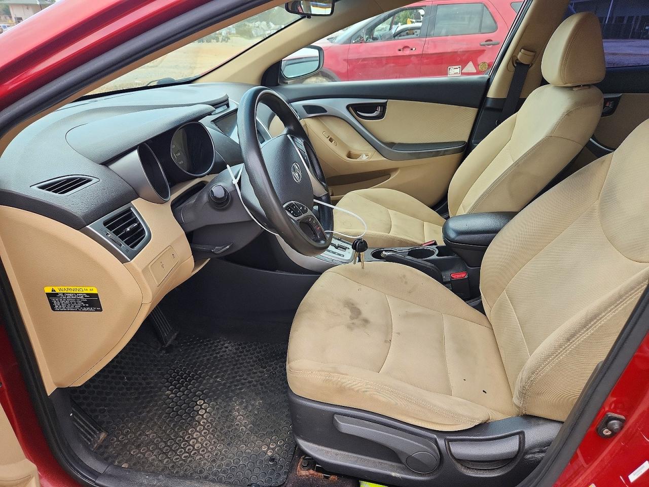 2011 Hyundai Elantra Gls Red vin: KMHDH4AE3BU111256