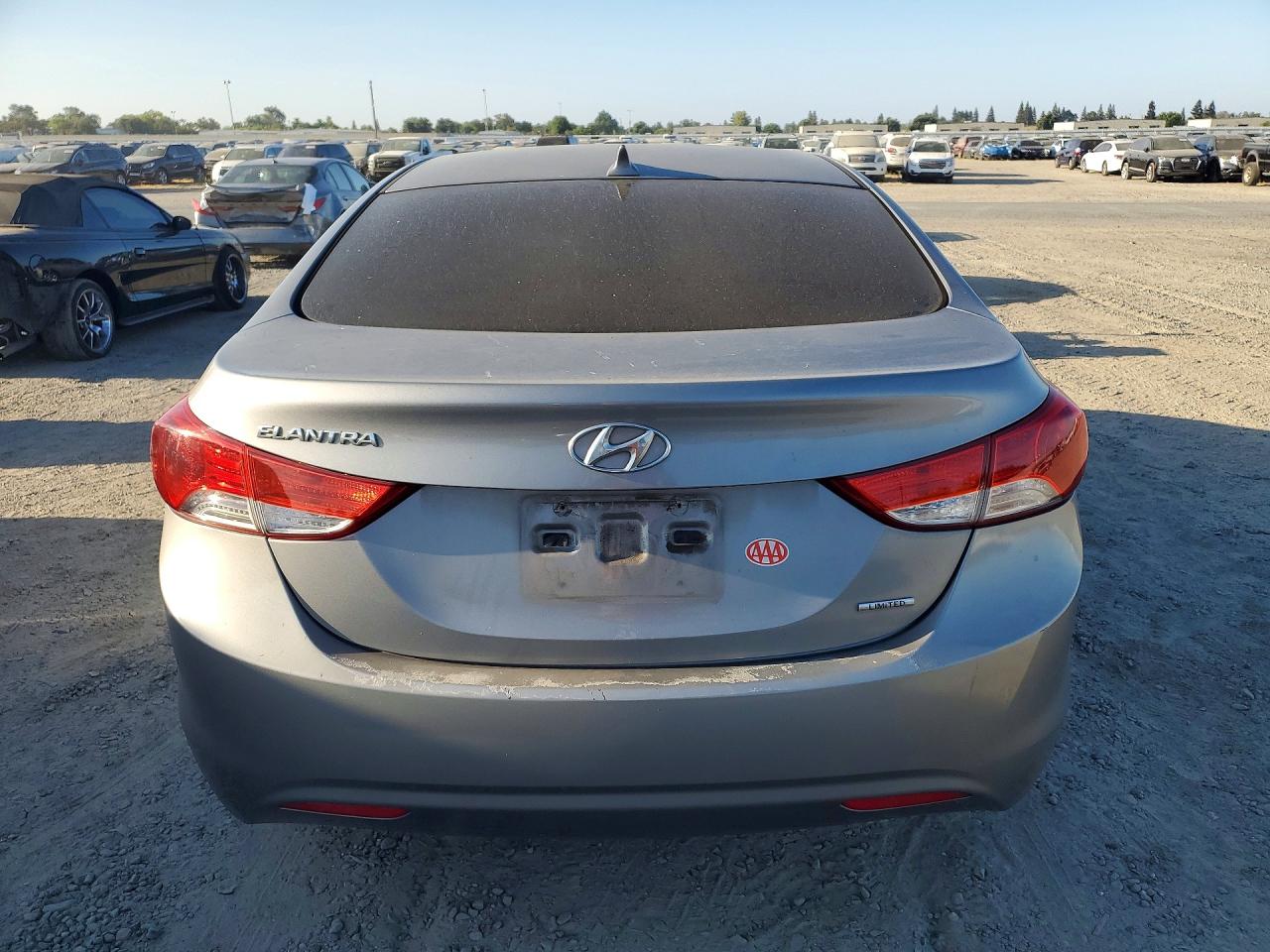 2011 Hyundai Elantra Limited Gray vin: KMHDH4AE3BU120085