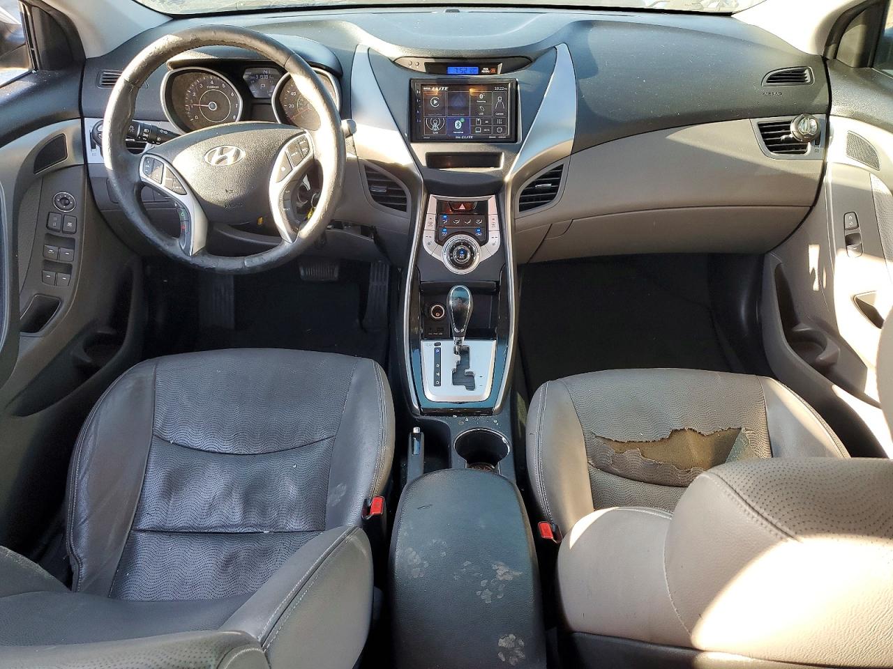 2011 Hyundai Elantra Limited Gray vin: KMHDH4AE3BU120085
