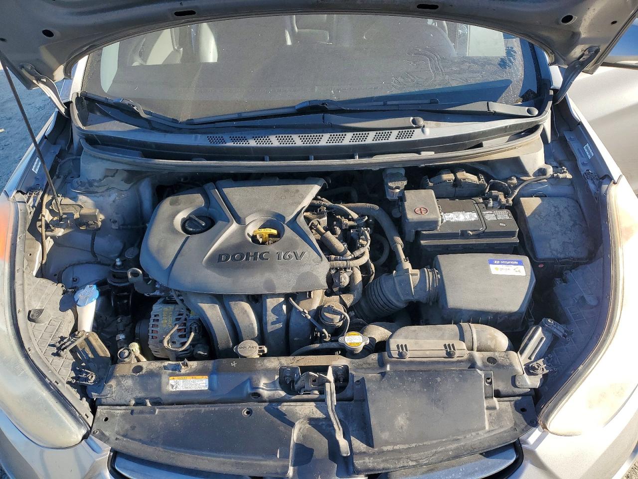 2011 Hyundai Elantra Limited Gray vin: KMHDH4AE3BU120085