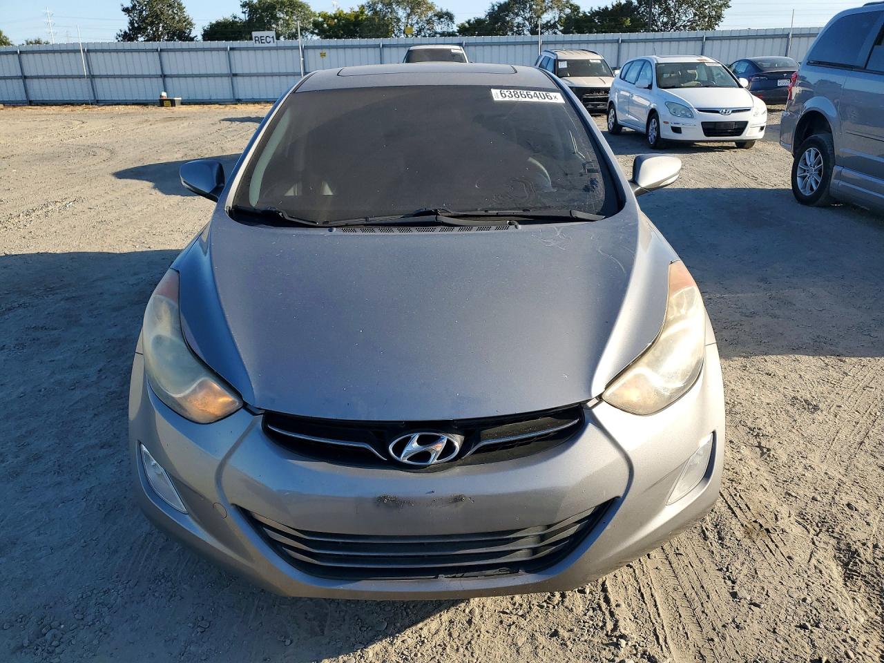2011 Hyundai Elantra Limited Gray vin: KMHDH4AE3BU120085