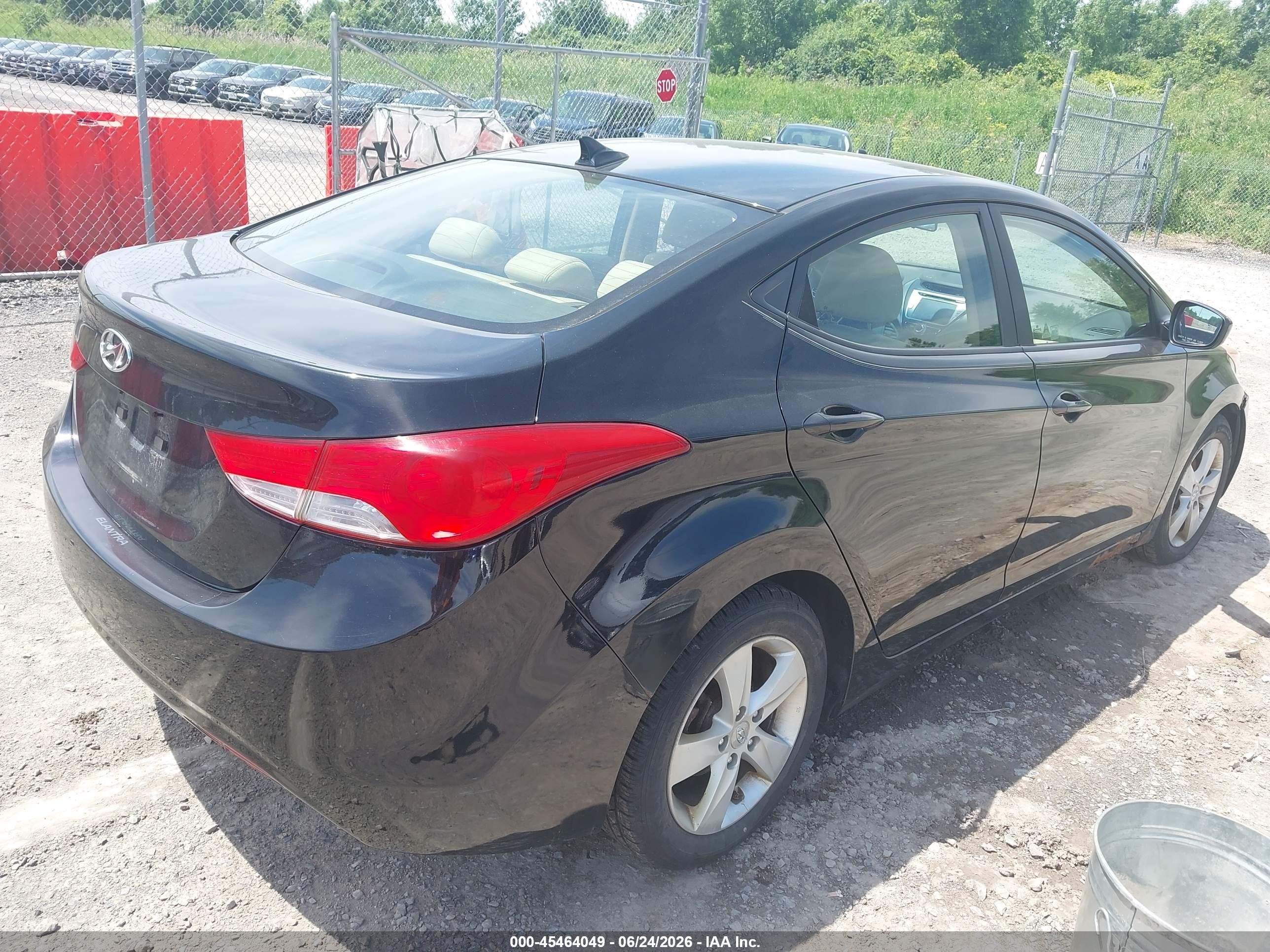 2011 Hyundai Elantra Gls (ulsan Plant) Black vin: KMHDH4AE3BU126341
