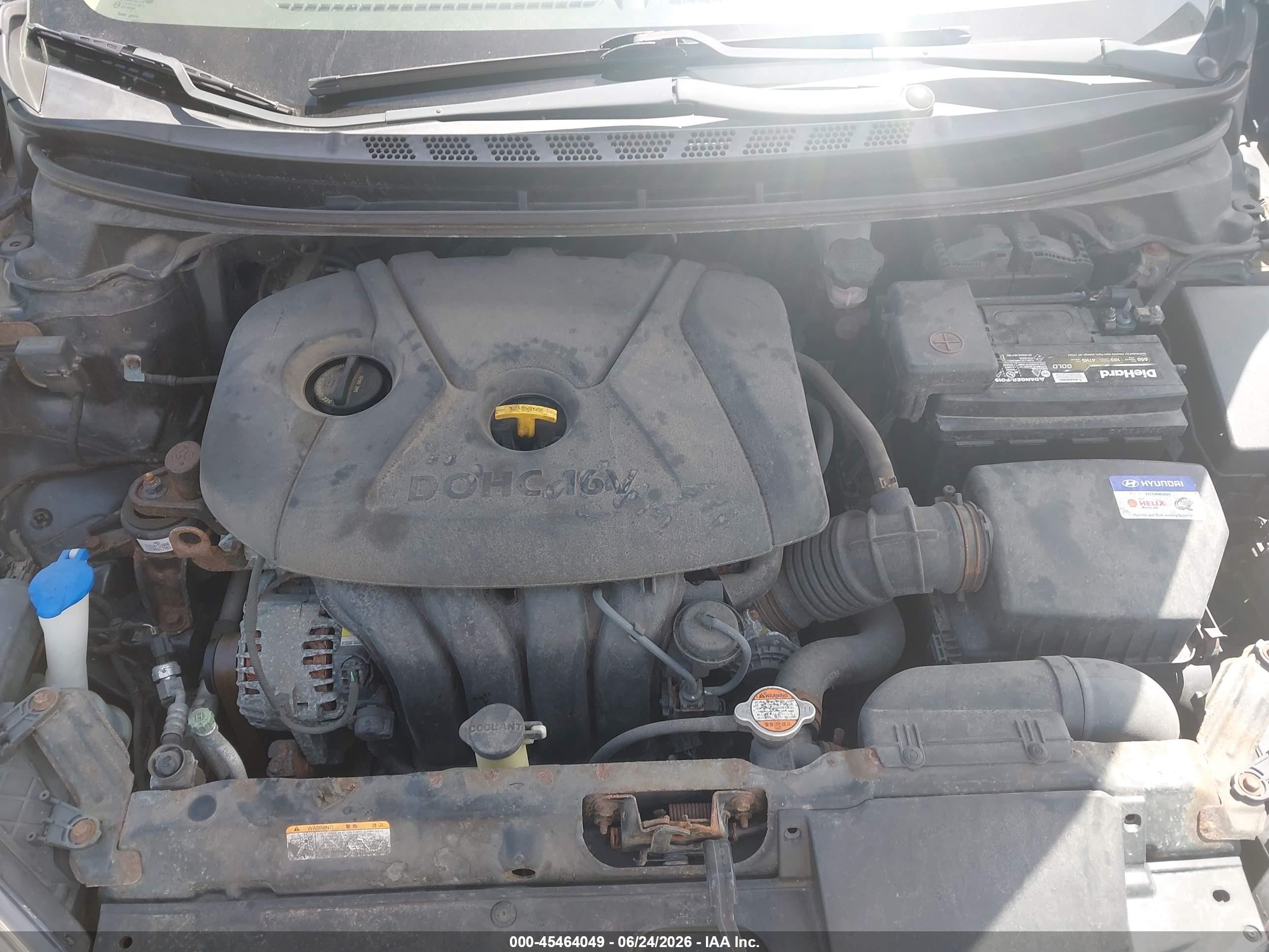 2011 Hyundai Elantra Gls (ulsan Plant) Black vin: KMHDH4AE3BU126341