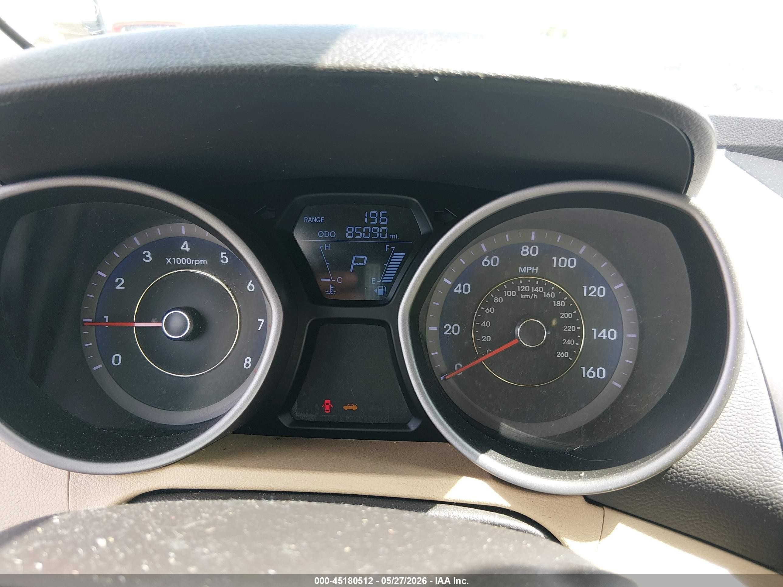 2011 Hyundai Elantra Limited (ulsan Plant) Red vin: KMHDH4AE3BU128123