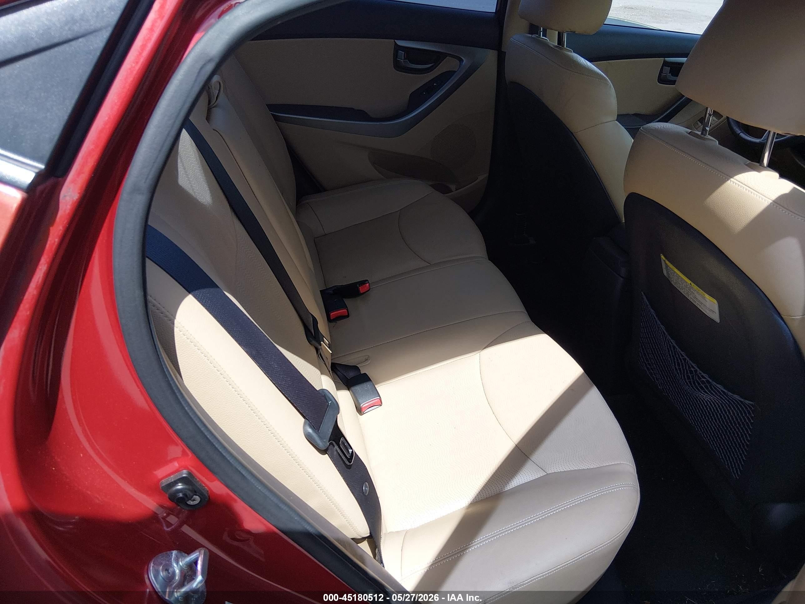 2011 Hyundai Elantra Limited (ulsan Plant) Red vin: KMHDH4AE3BU128123