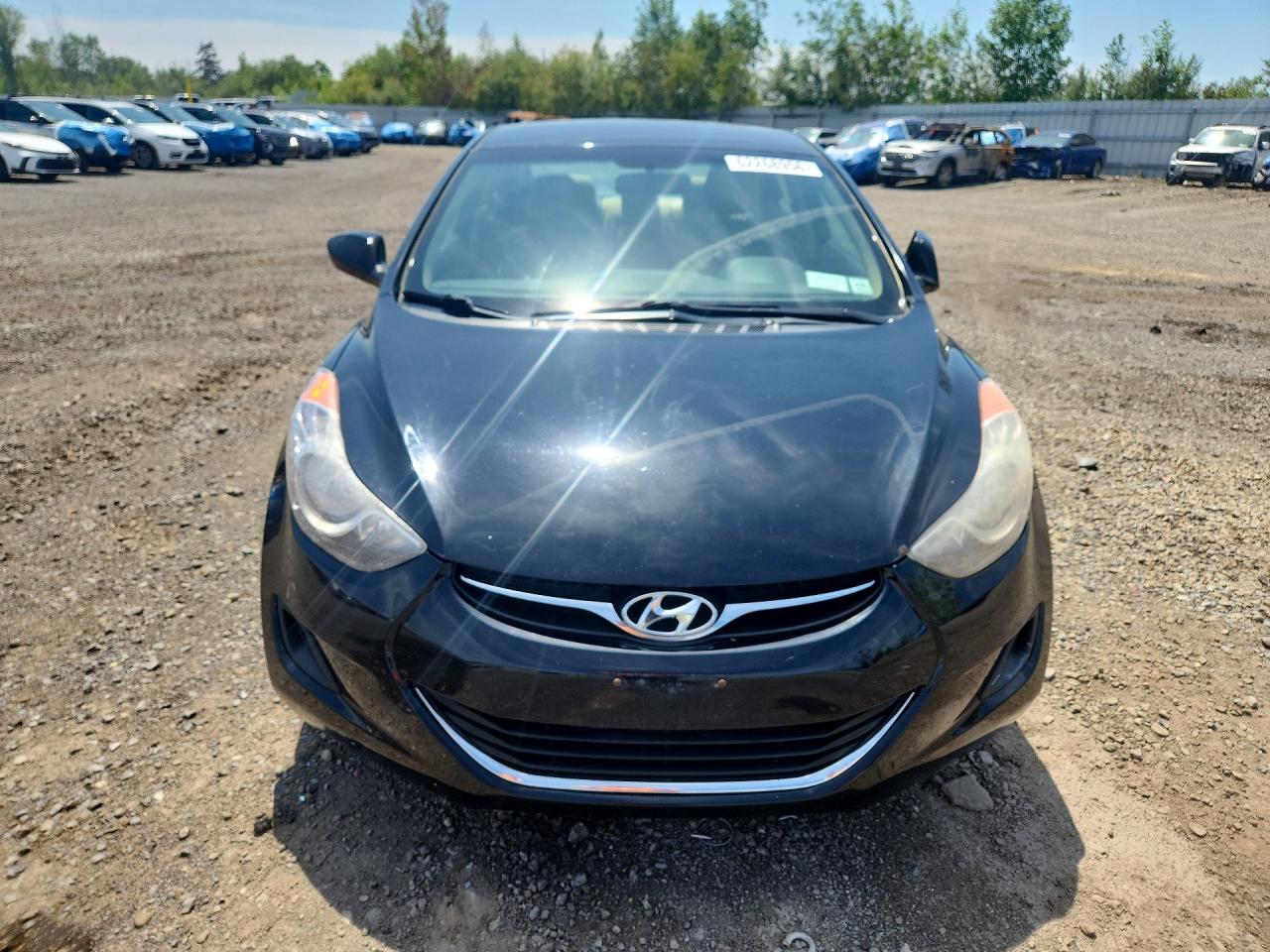 2011 Hyundai Elantra Gls Черный vin: KMHDH4AE3BU128347