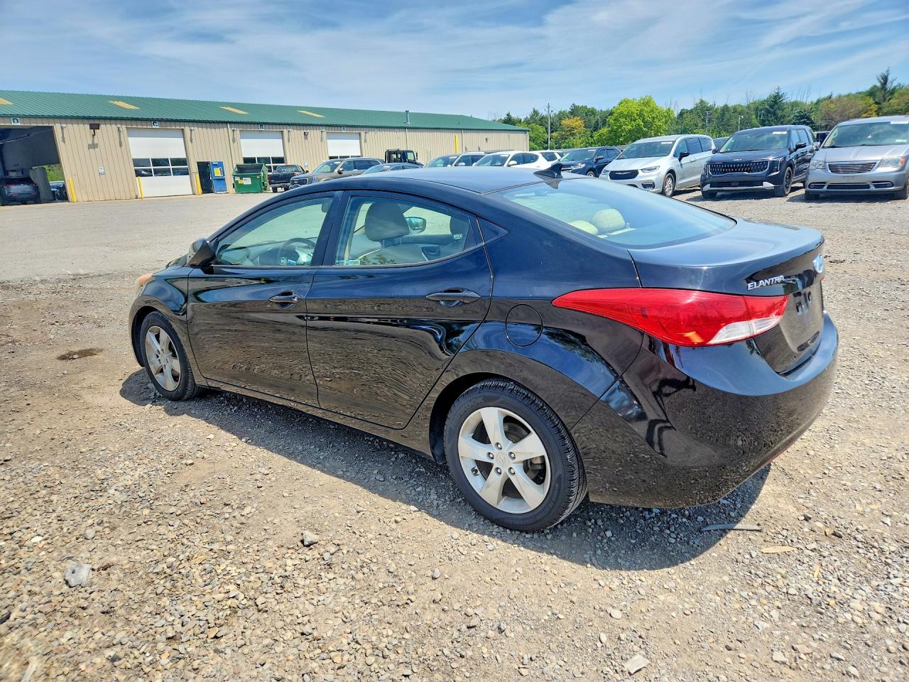 2011 Hyundai Elantra Gls Черный vin: KMHDH4AE3BU128347