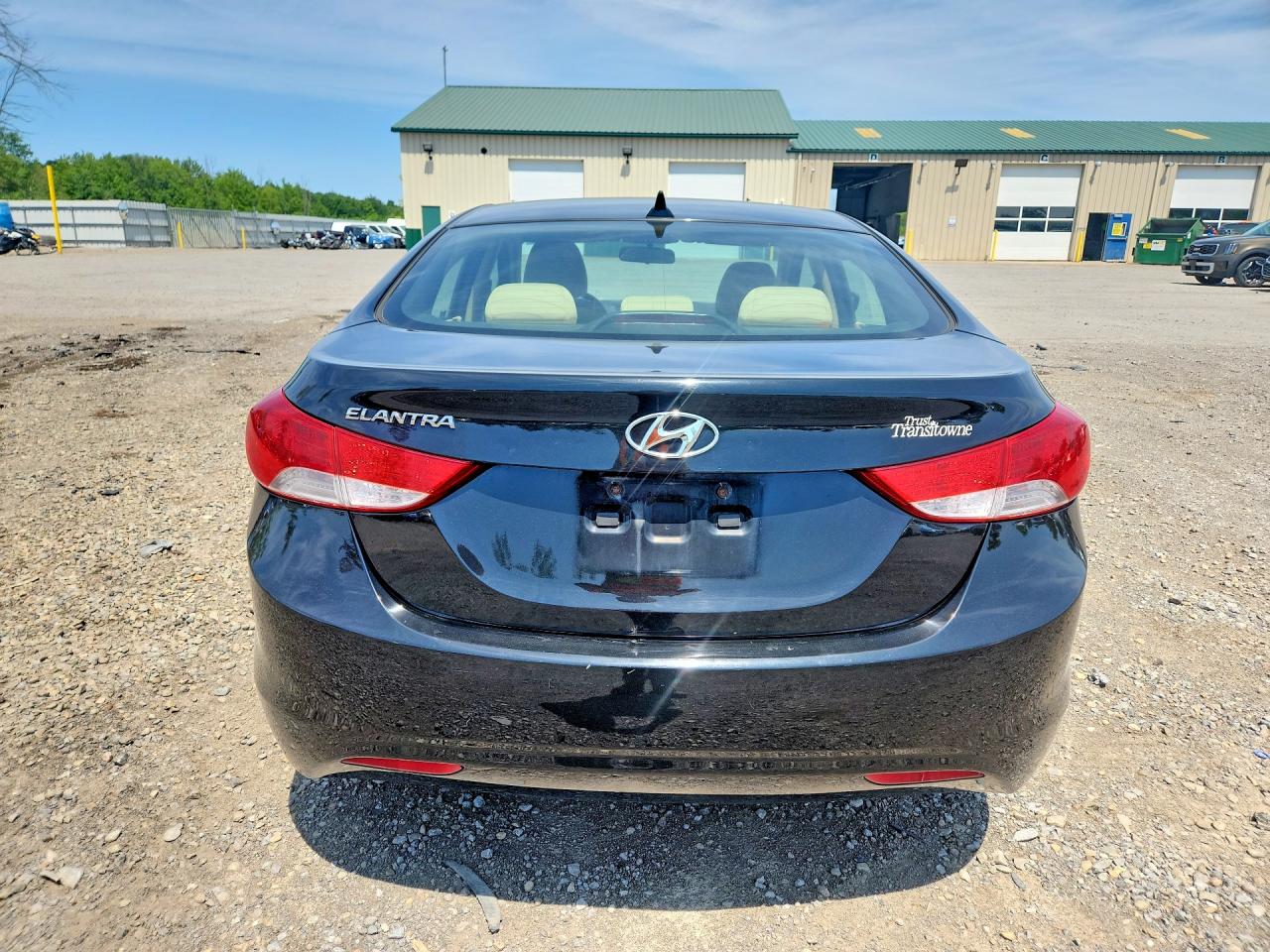 2011 Hyundai Elantra Gls Черный vin: KMHDH4AE3BU128347