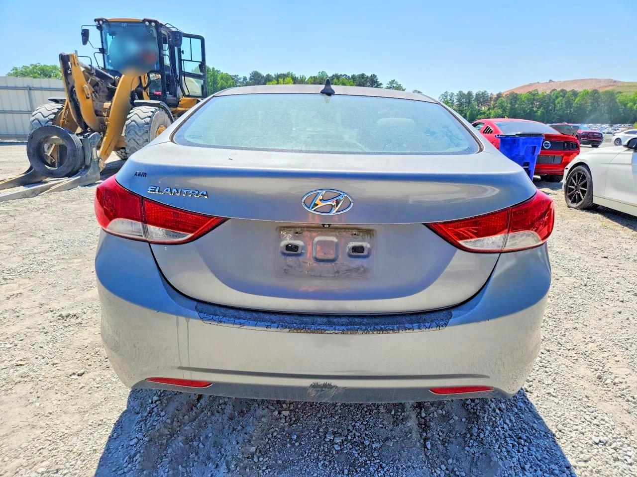 2011 Hyundai Elantra Gls Gray vin: KMHDH4AE3BU128557
