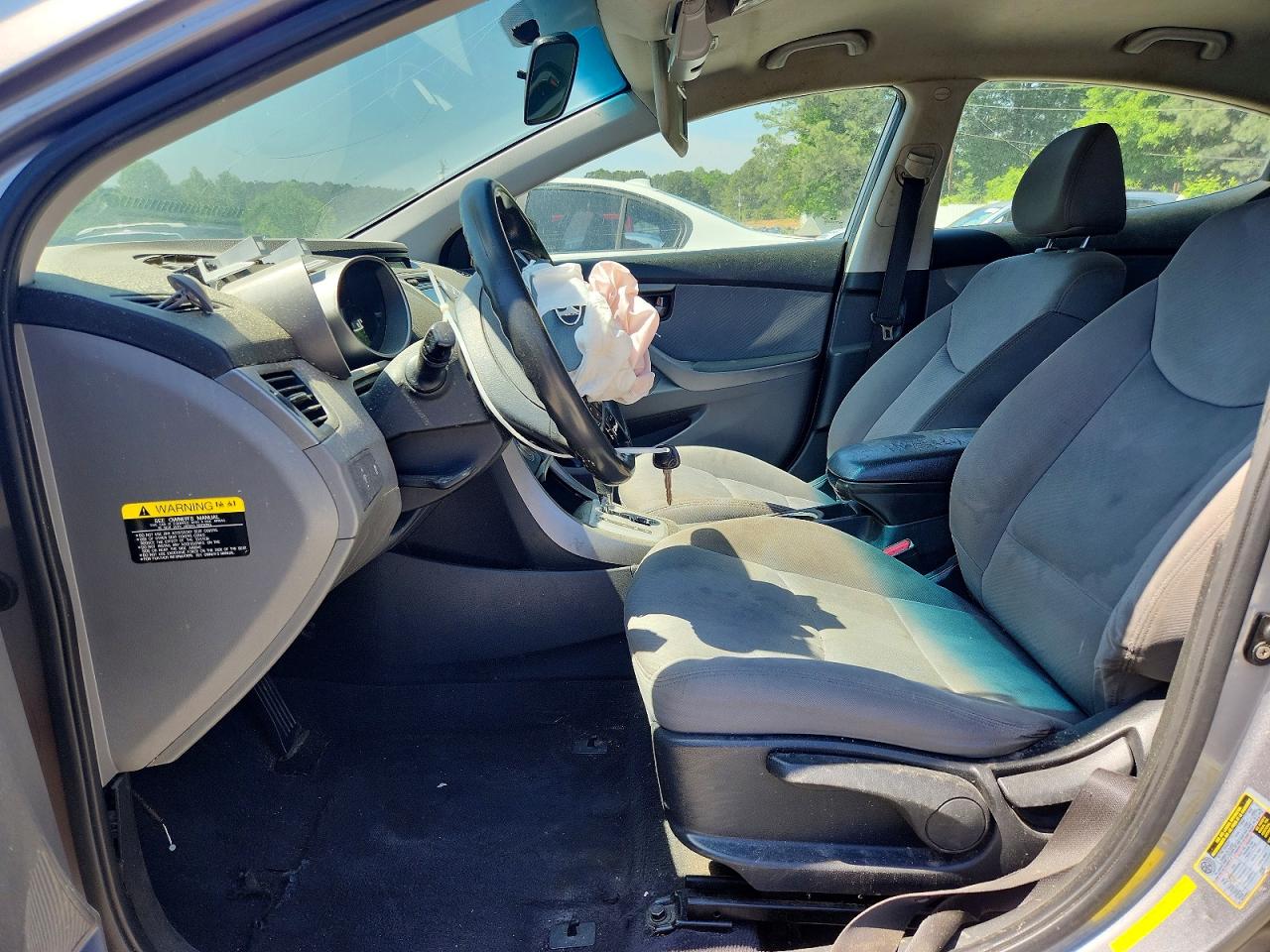 2011 Hyundai Elantra Gls Gray vin: KMHDH4AE3BU128557