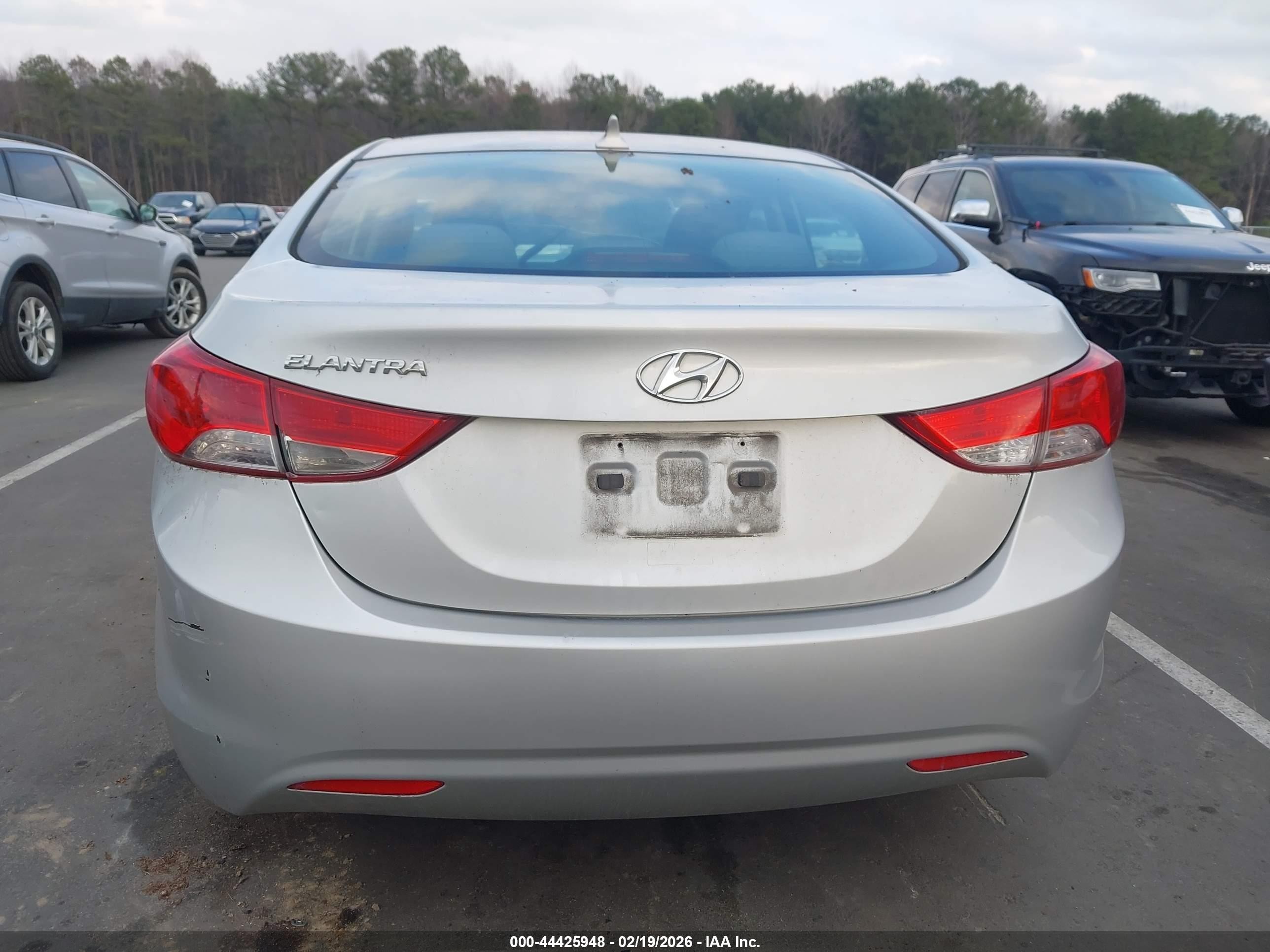 2011 Hyundai Elantra Gls (ulsan Plant) Silver vin: KMHDH4AE3BU145892