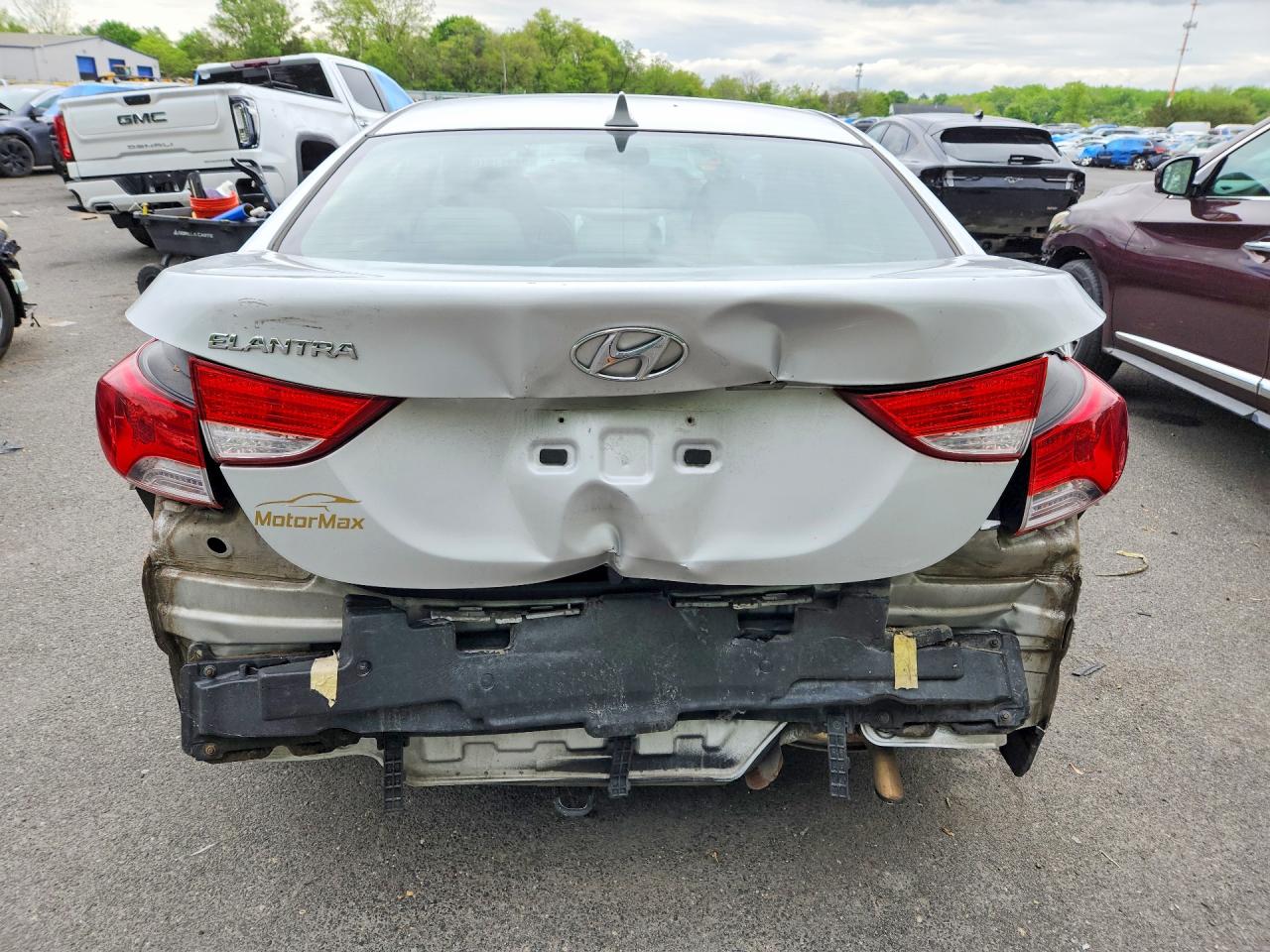 2011 Hyundai Elantra Gls Silver vin: KMHDH4AE3BU147884