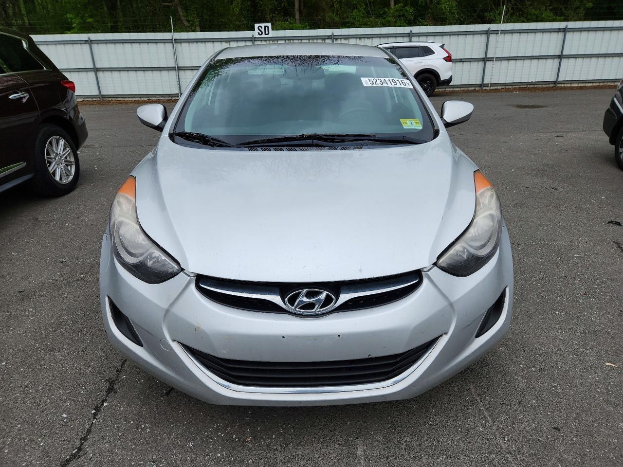 2011 Hyundai Elantra Gls Silver vin: KMHDH4AE3BU147884