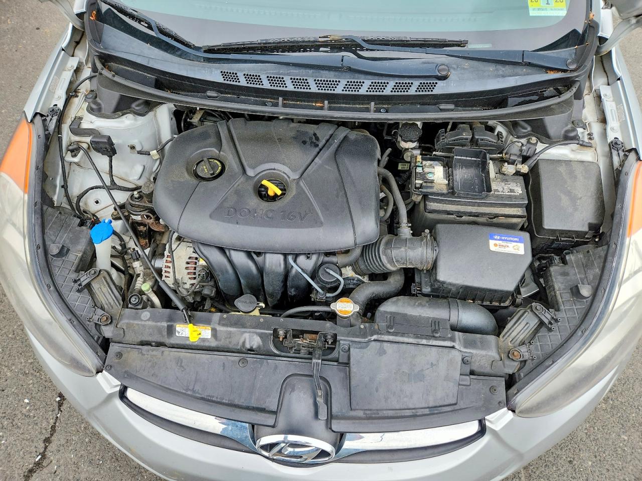 2011 Hyundai Elantra Gls Silver vin: KMHDH4AE3BU147884
