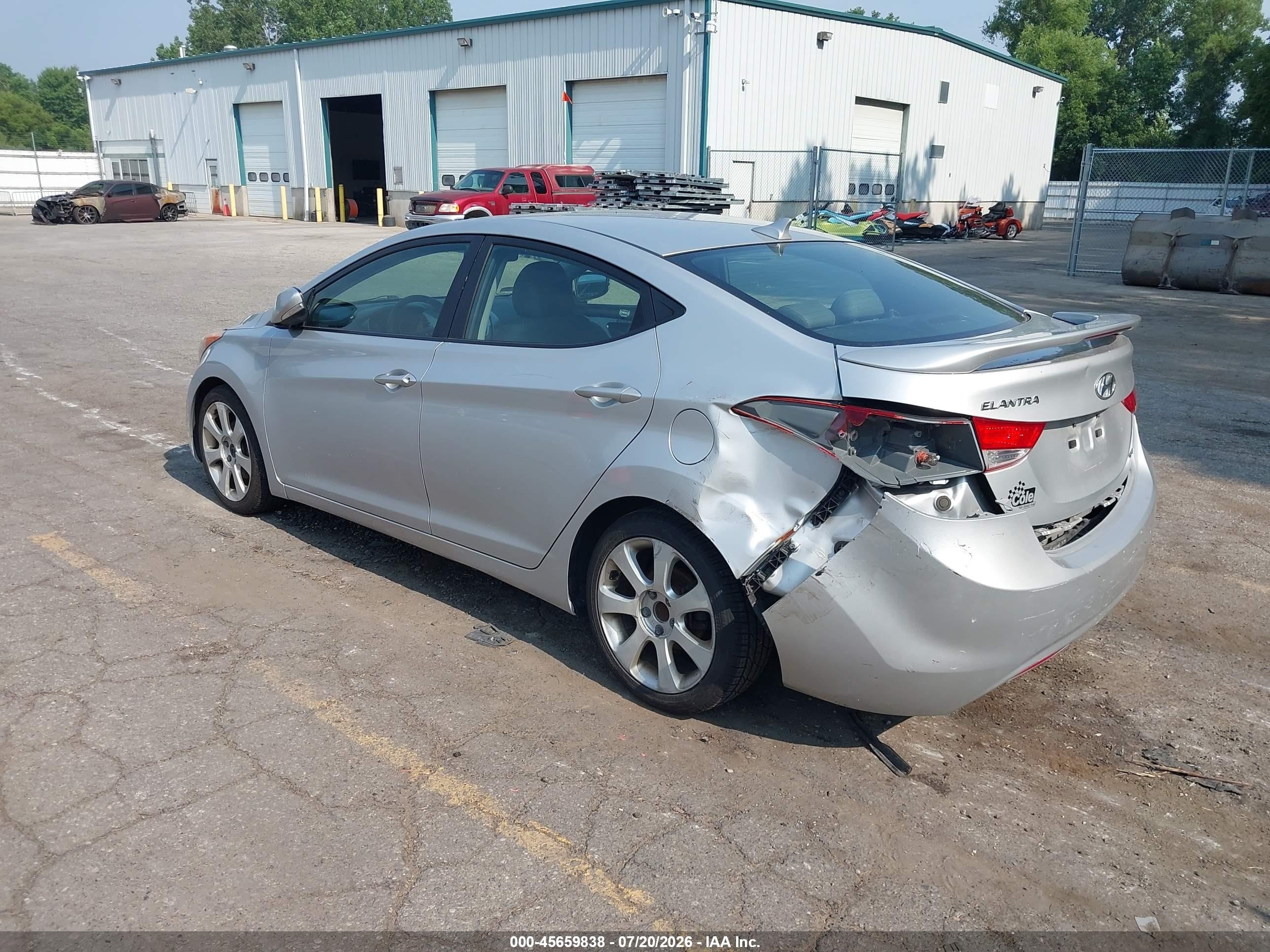 2011 Hyundai Elantra Limited (ulsan Plant) Silver vin: KMHDH4AE3BU148663