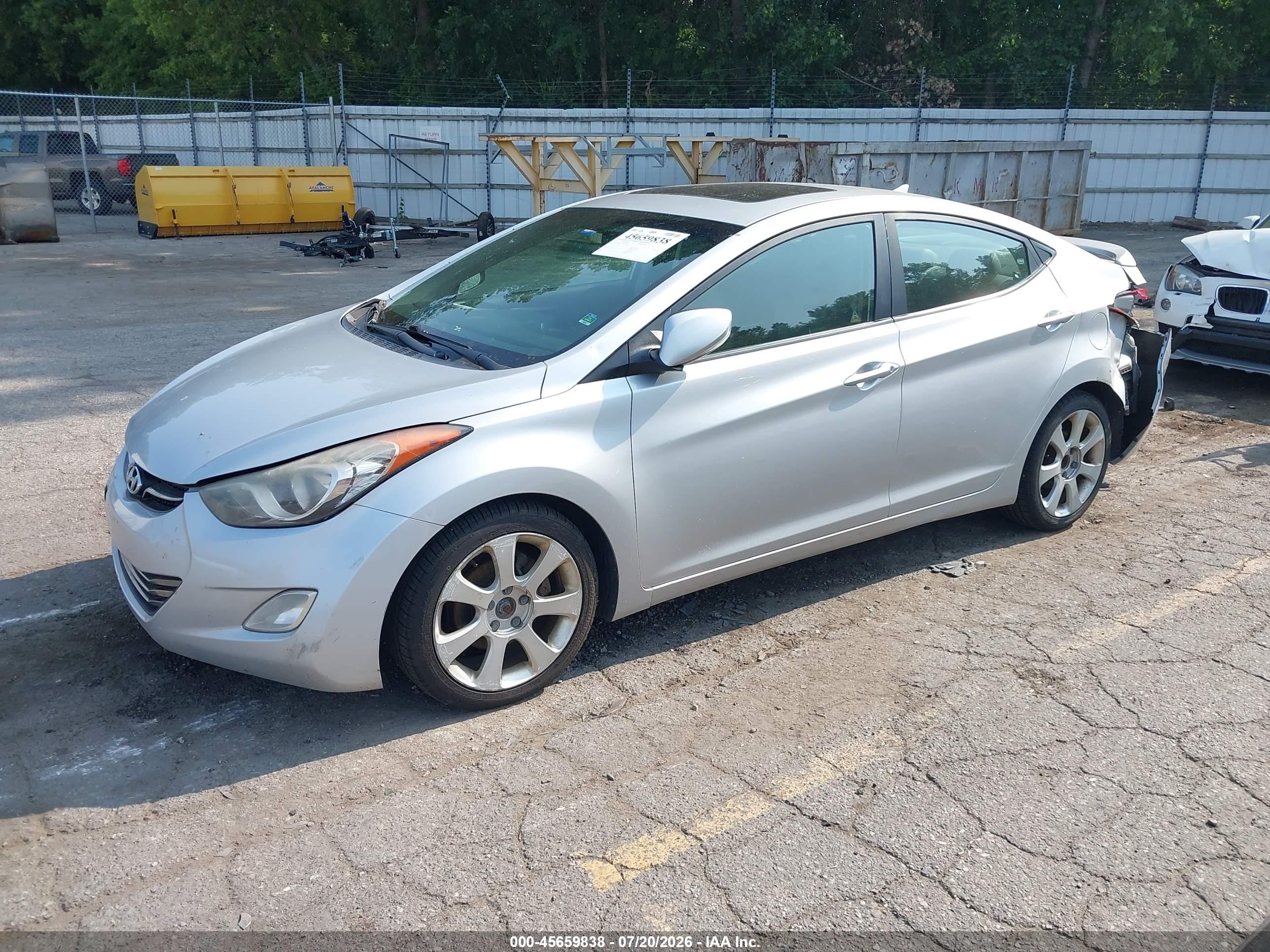 2011 Hyundai Elantra Limited (ulsan Plant) Silver vin: KMHDH4AE3BU148663