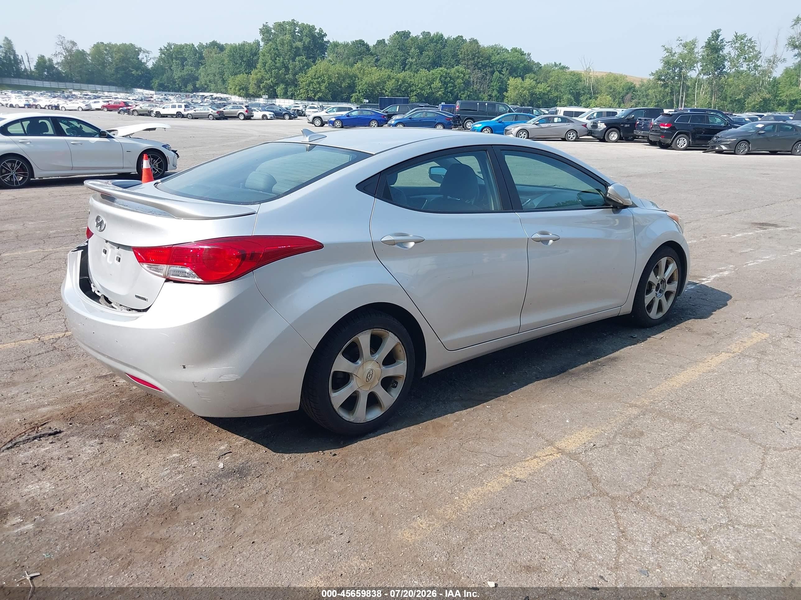 2011 Hyundai Elantra Limited (ulsan Plant) Silver vin: KMHDH4AE3BU148663