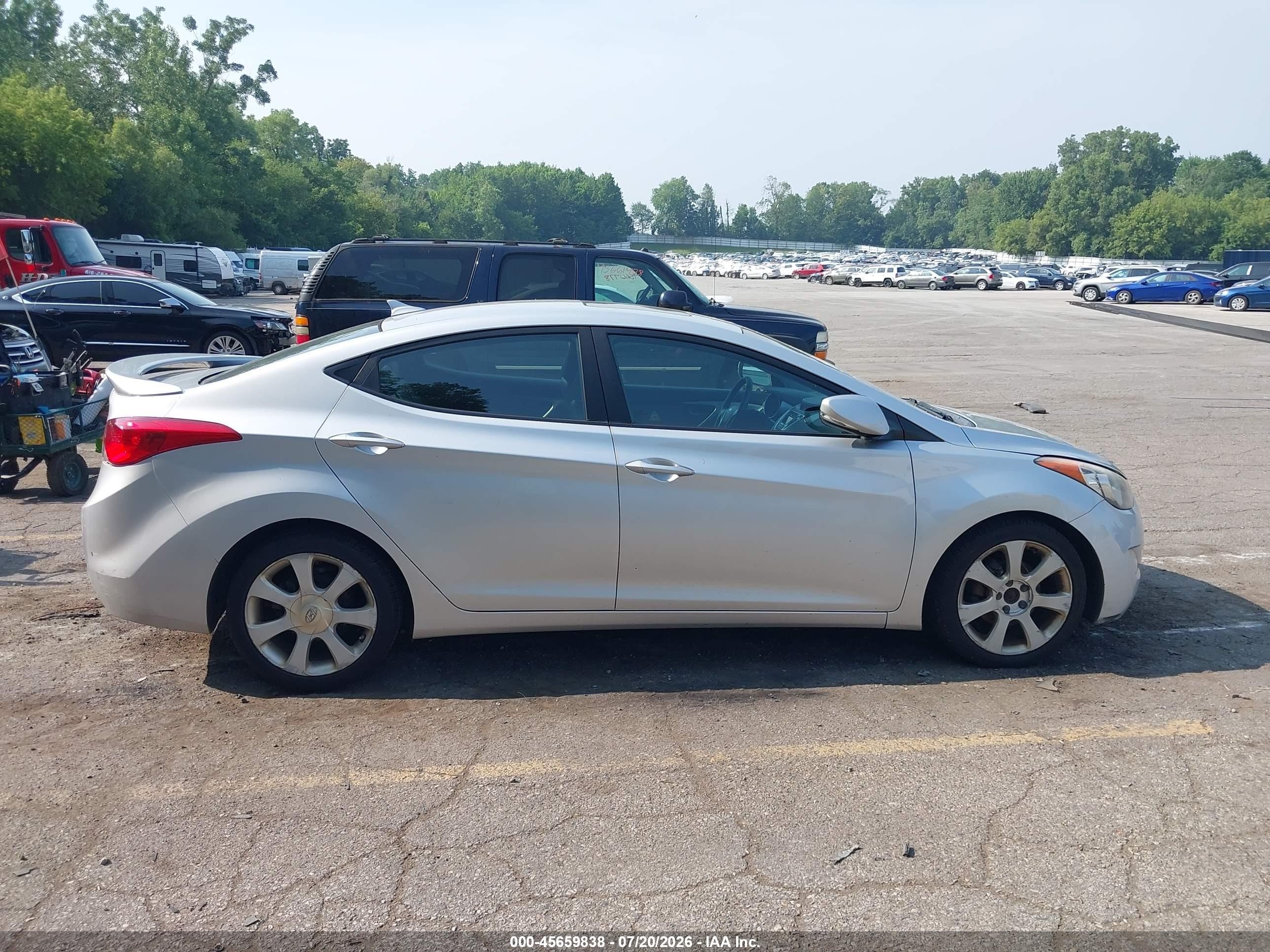2011 Hyundai Elantra Limited (ulsan Plant) Silver vin: KMHDH4AE3BU148663