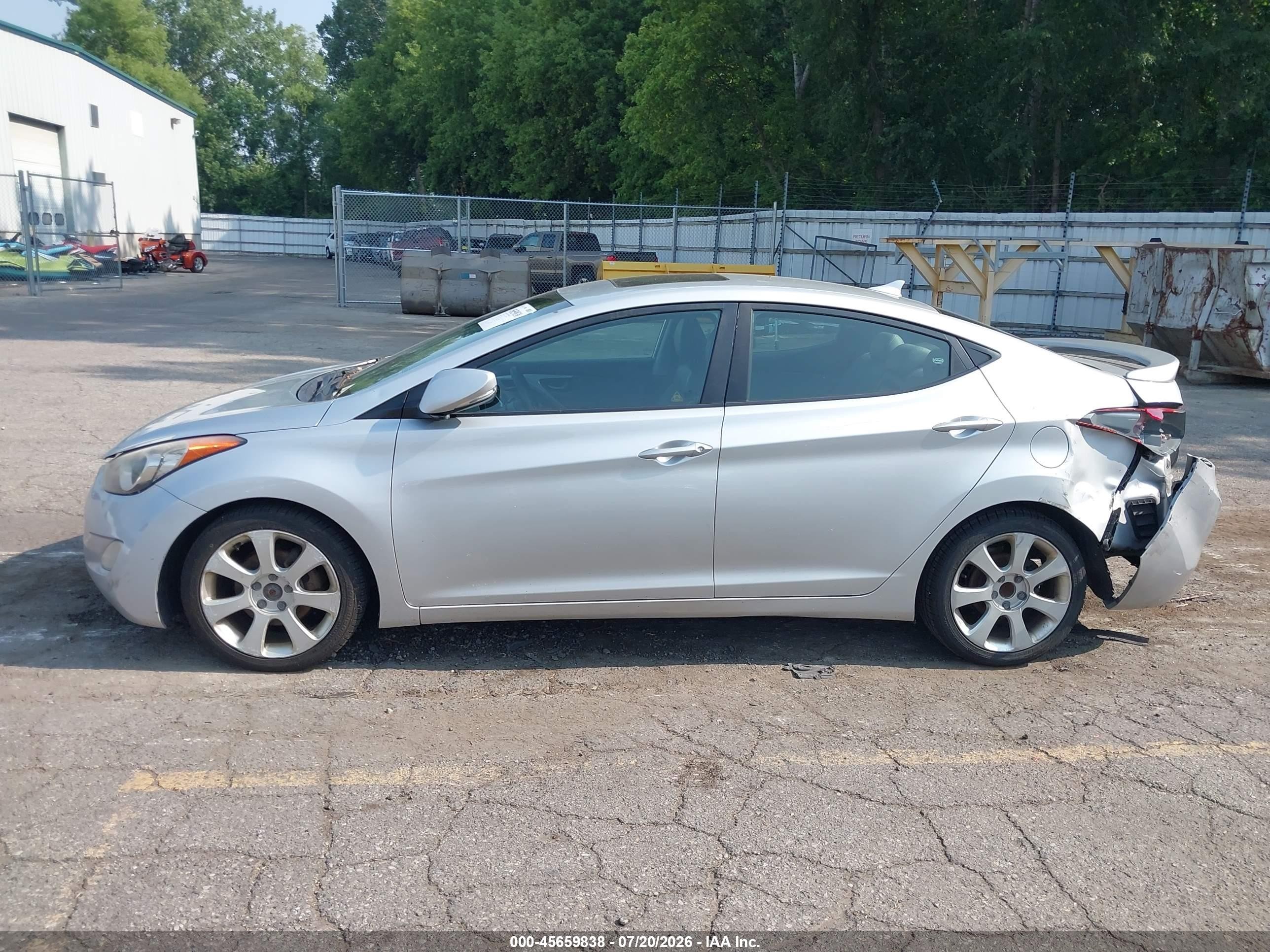 2011 Hyundai Elantra Limited (ulsan Plant) Silver vin: KMHDH4AE3BU148663