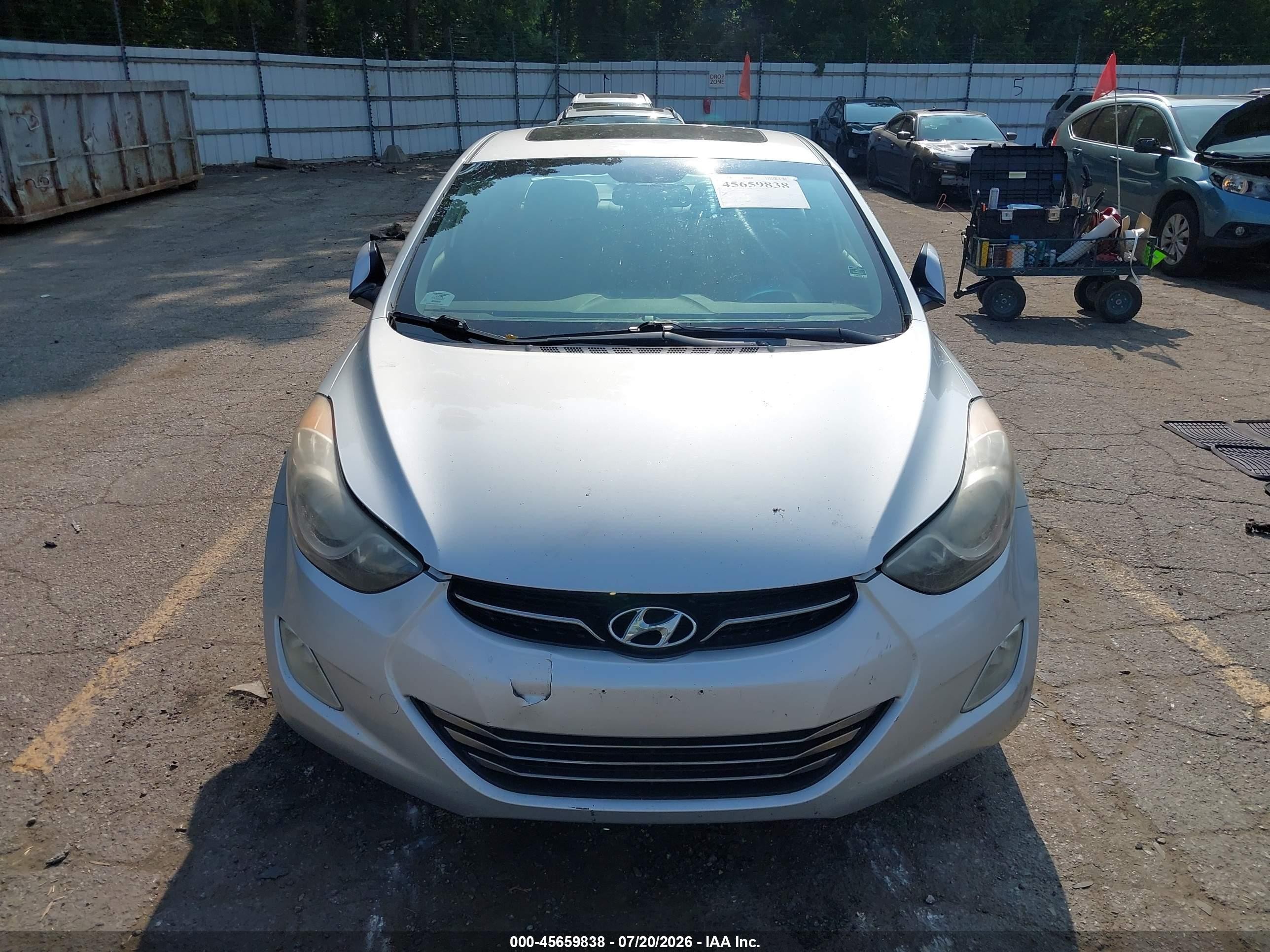 2011 Hyundai Elantra Limited (ulsan Plant) Silver vin: KMHDH4AE3BU148663