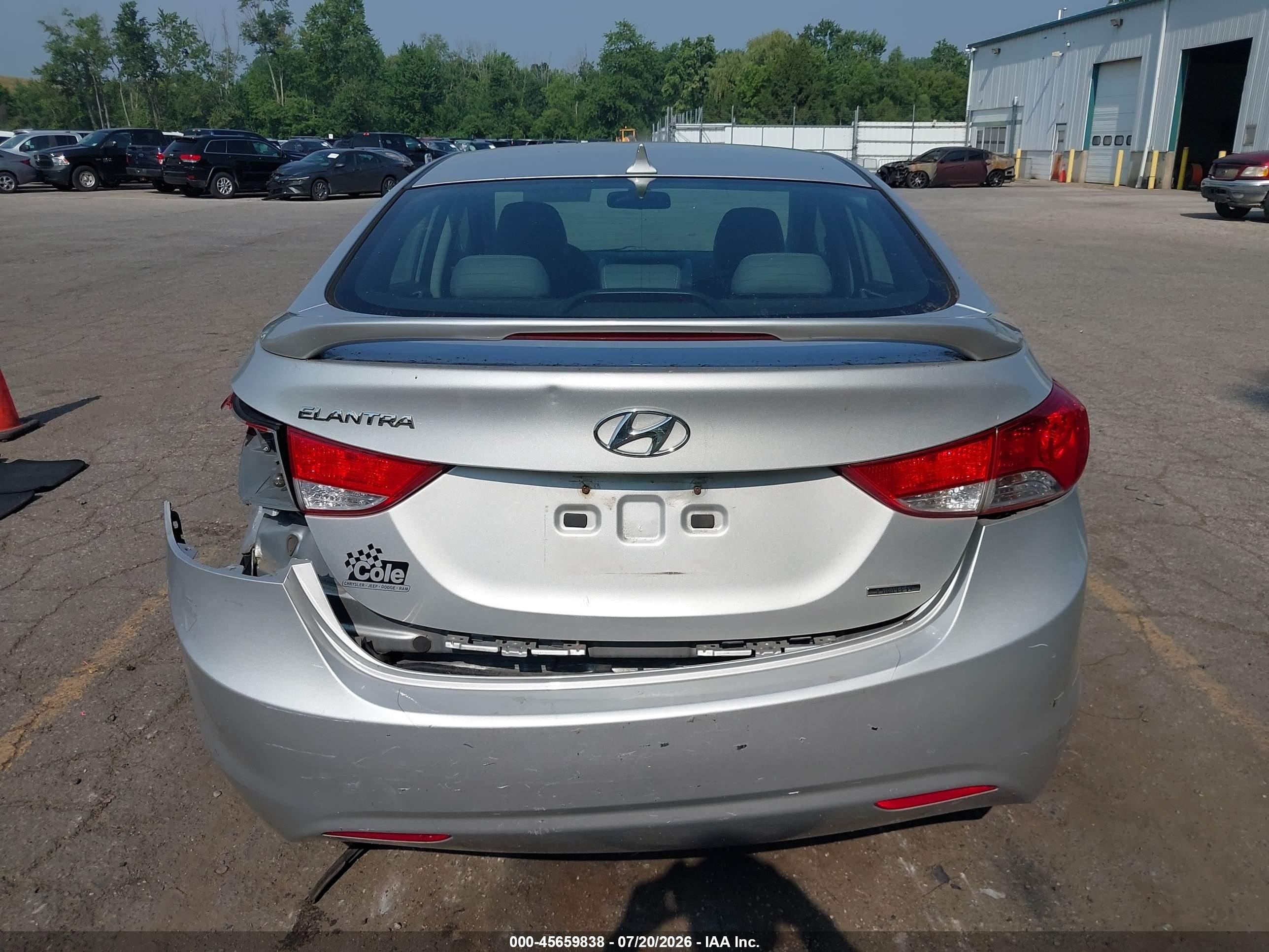2011 Hyundai Elantra Limited (ulsan Plant) Silver vin: KMHDH4AE3BU148663