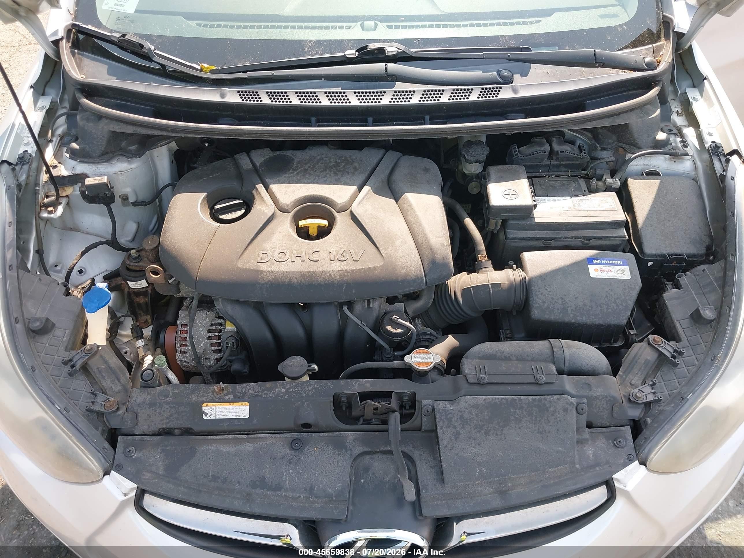 2011 Hyundai Elantra Limited (ulsan Plant) Silver vin: KMHDH4AE3BU148663