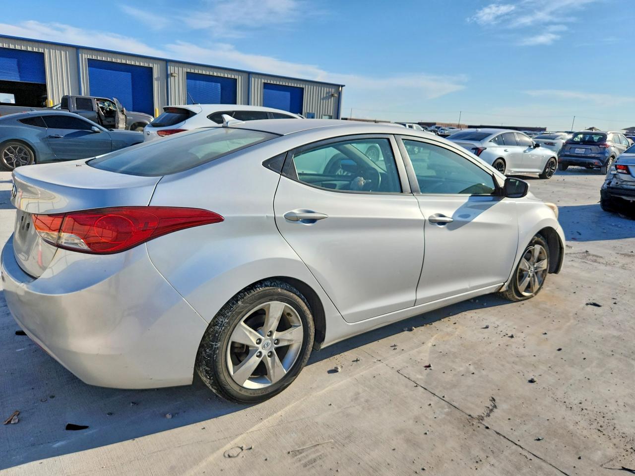 2011 Hyundai Elantra Gls Silver vin: KMHDH4AE3BU153281