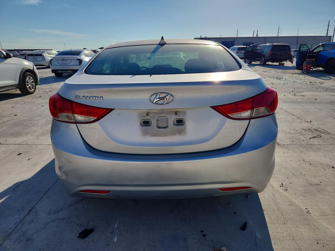 2011 Hyundai Elantra Gls Silver vin: KMHDH4AE3BU153281