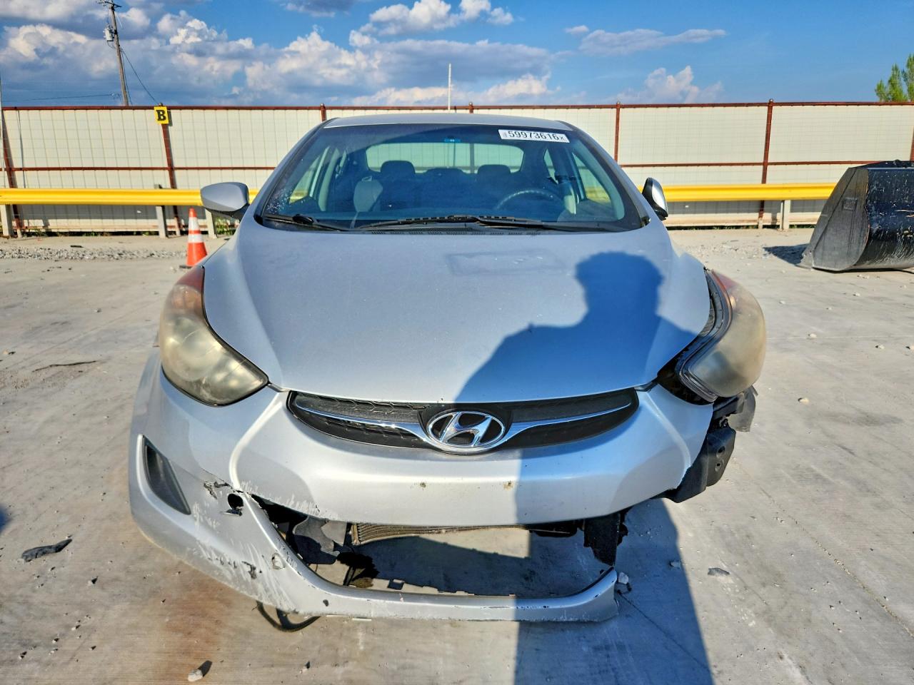 2011 Hyundai Elantra Gls Silver vin: KMHDH4AE3BU153281
