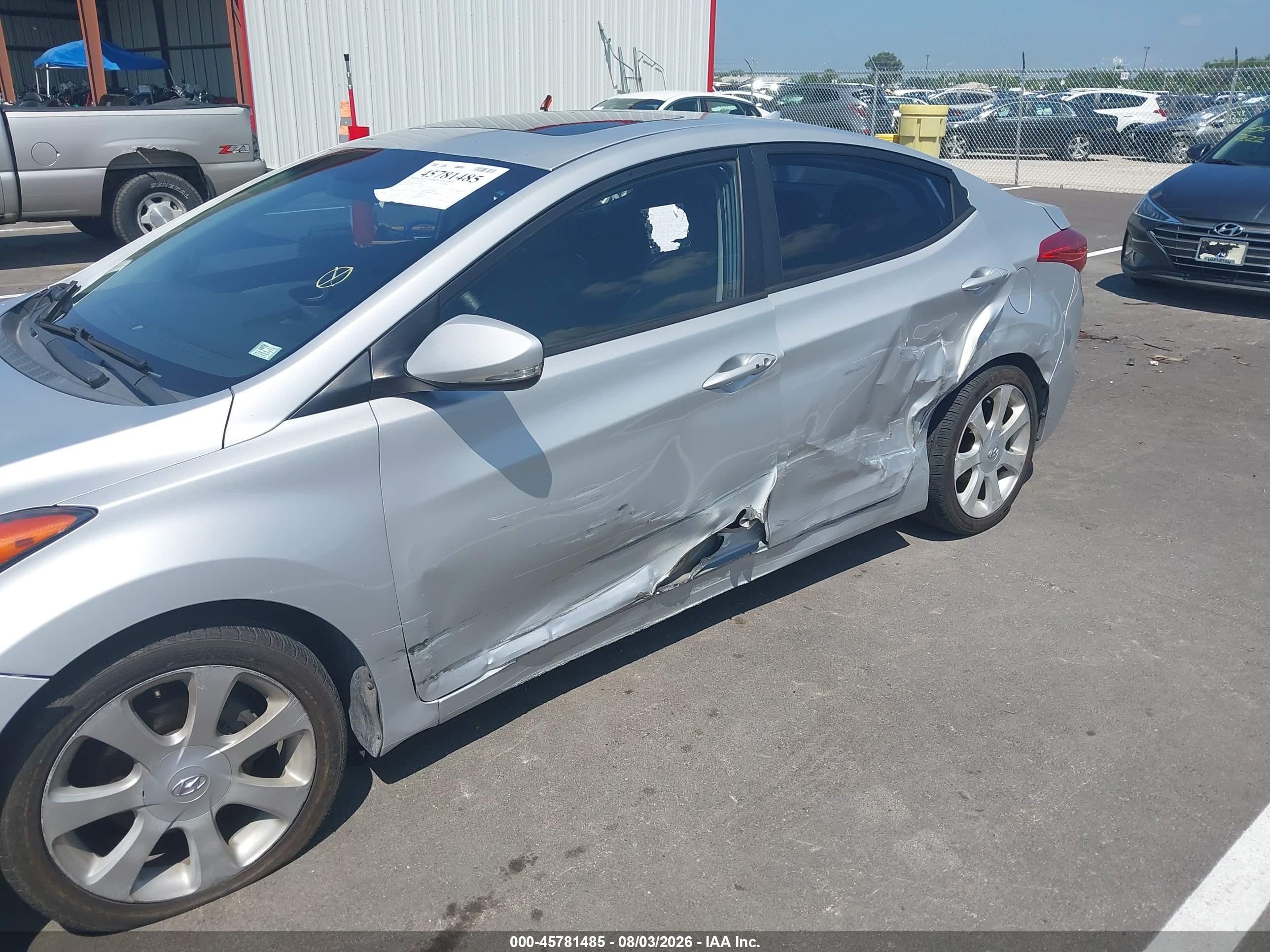 2012 Hyundai Elantra Limited (ulsan Plant) Gray vin: KMHDH4AE3CU185780