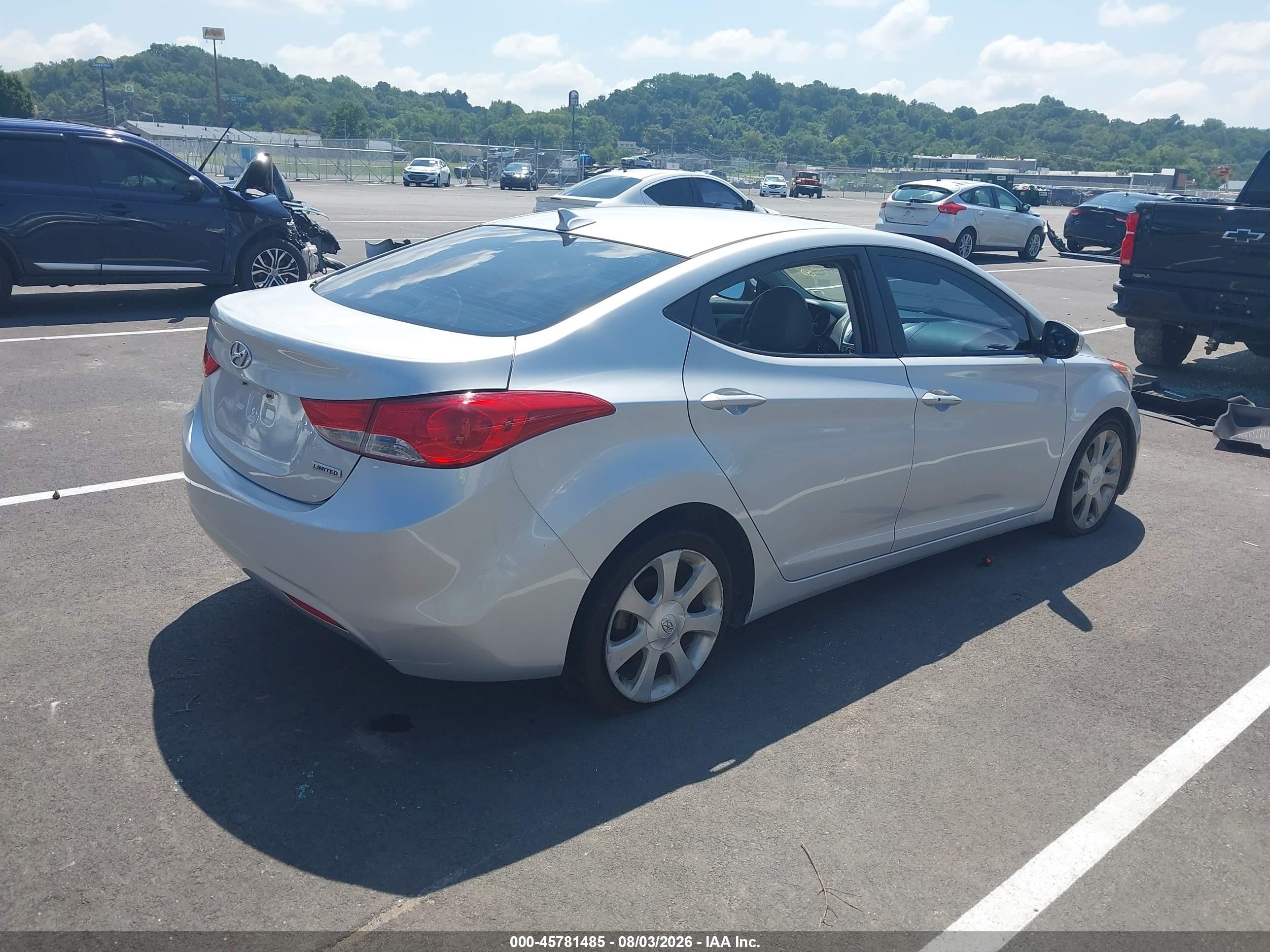 2012 Hyundai Elantra Limited (ulsan Plant) Gray vin: KMHDH4AE3CU185780