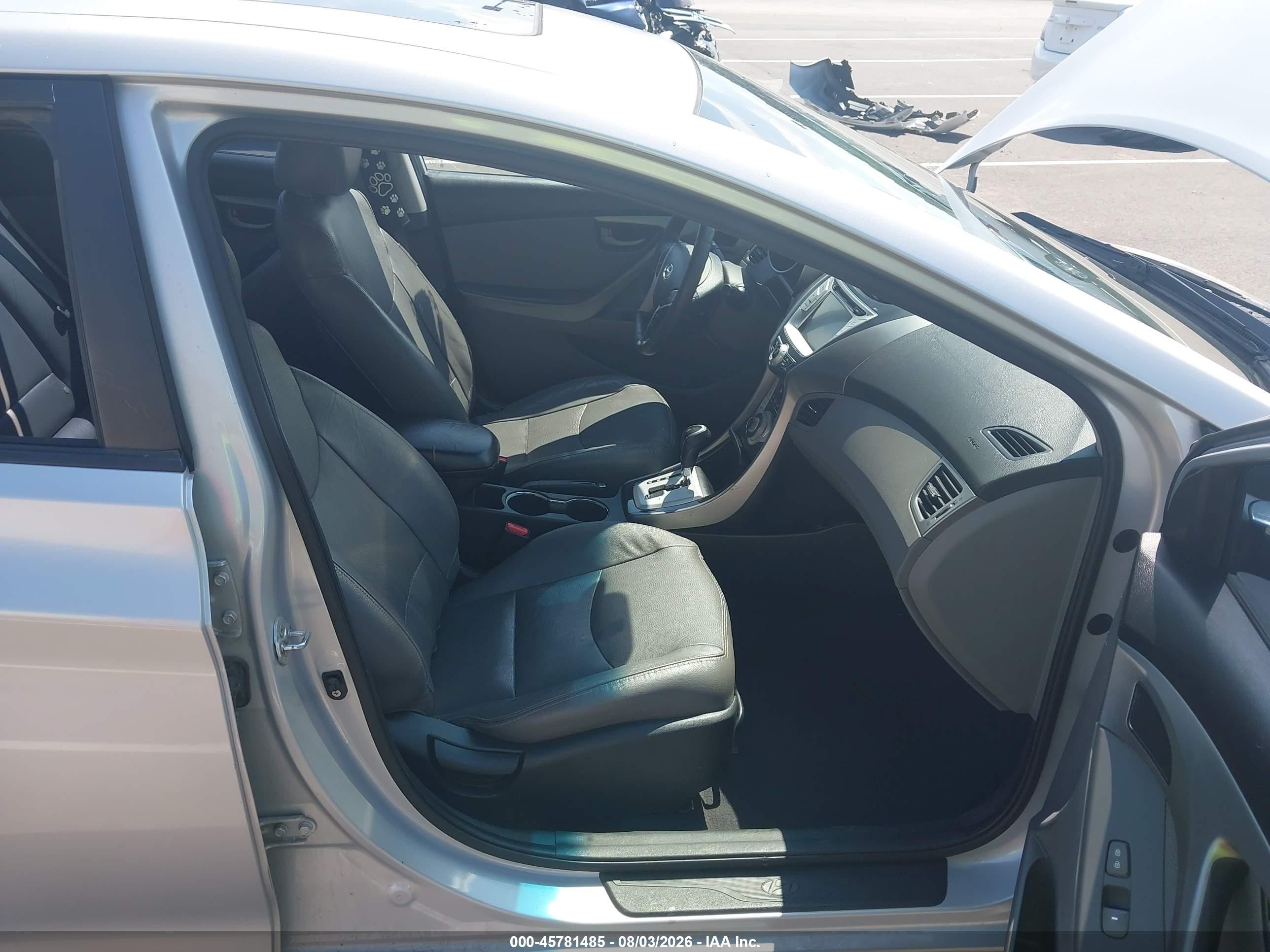 2012 Hyundai Elantra Limited (ulsan Plant) Gray vin: KMHDH4AE3CU185780
