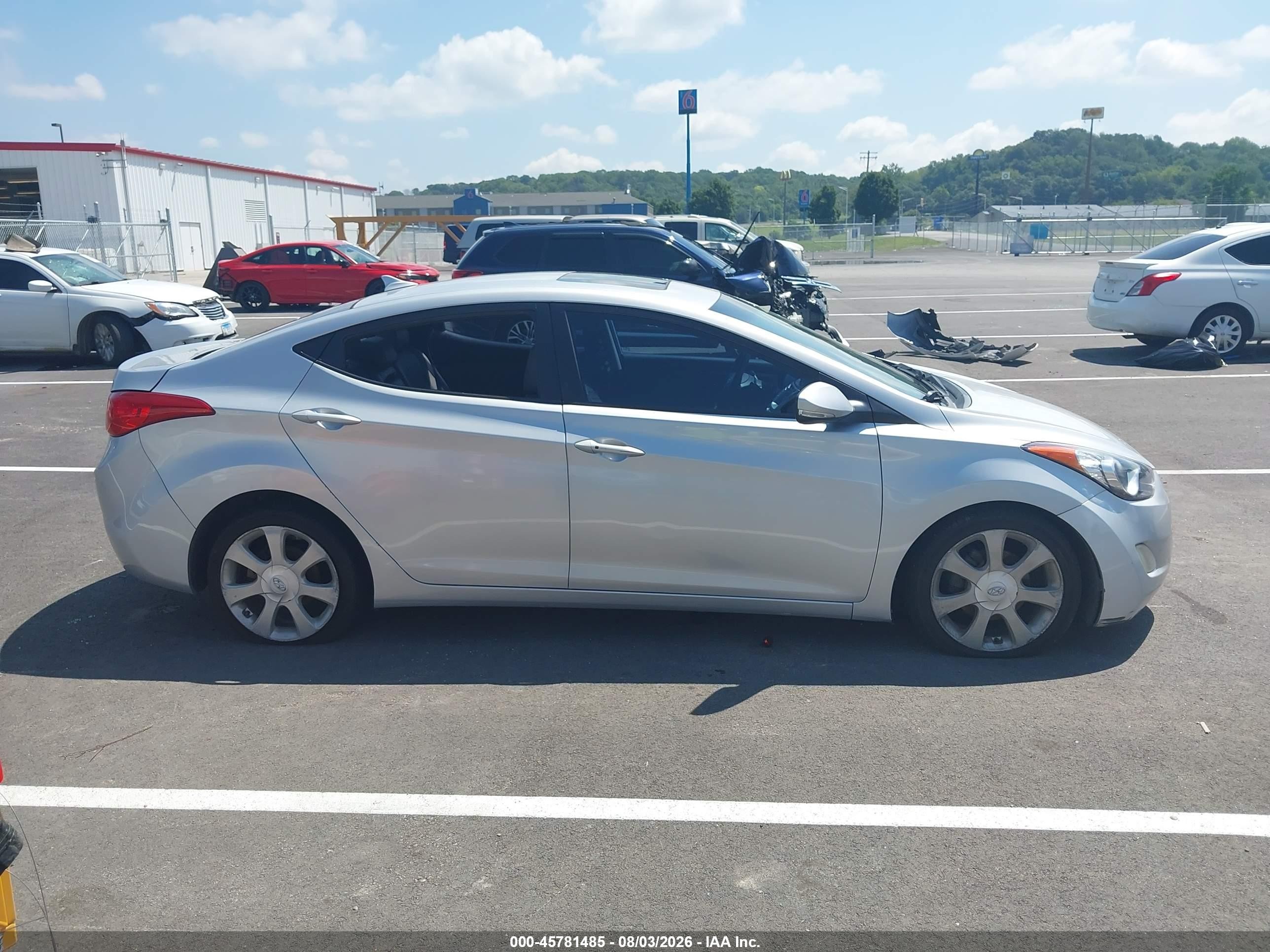 2012 Hyundai Elantra Limited (ulsan Plant) Gray vin: KMHDH4AE3CU185780