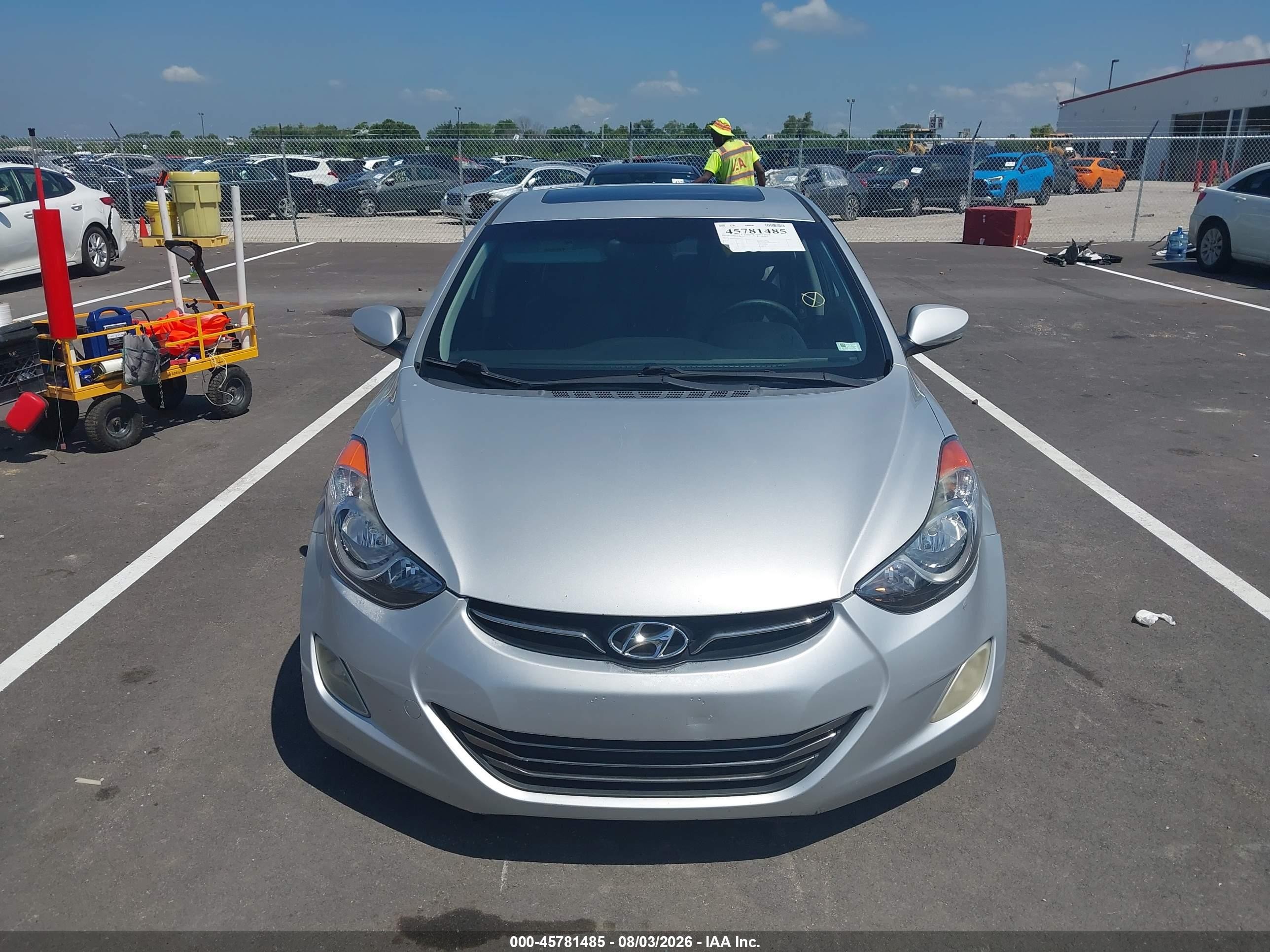 2012 Hyundai Elantra Limited (ulsan Plant) Gray vin: KMHDH4AE3CU185780