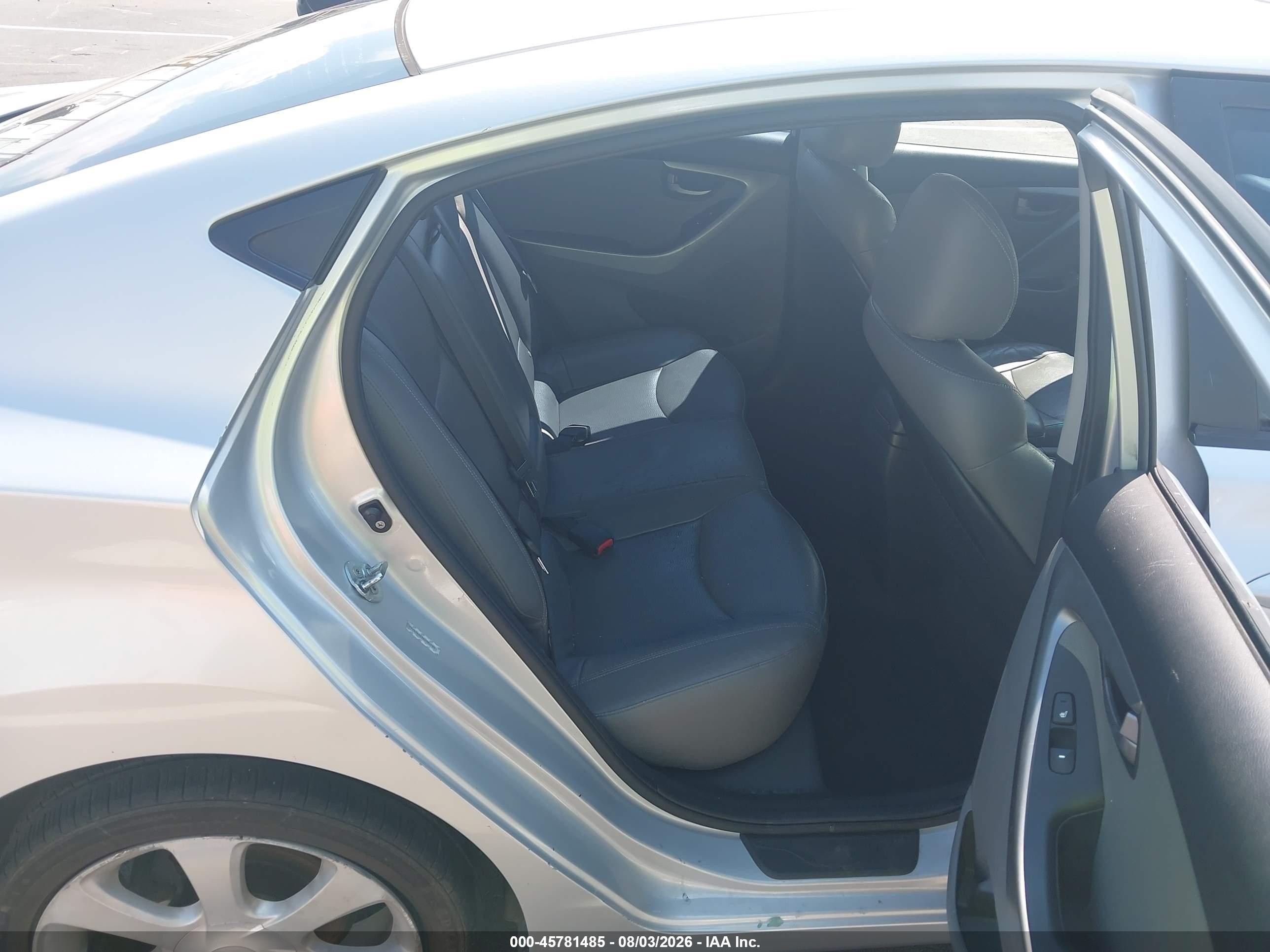 2012 Hyundai Elantra Limited (ulsan Plant) Gray vin: KMHDH4AE3CU185780