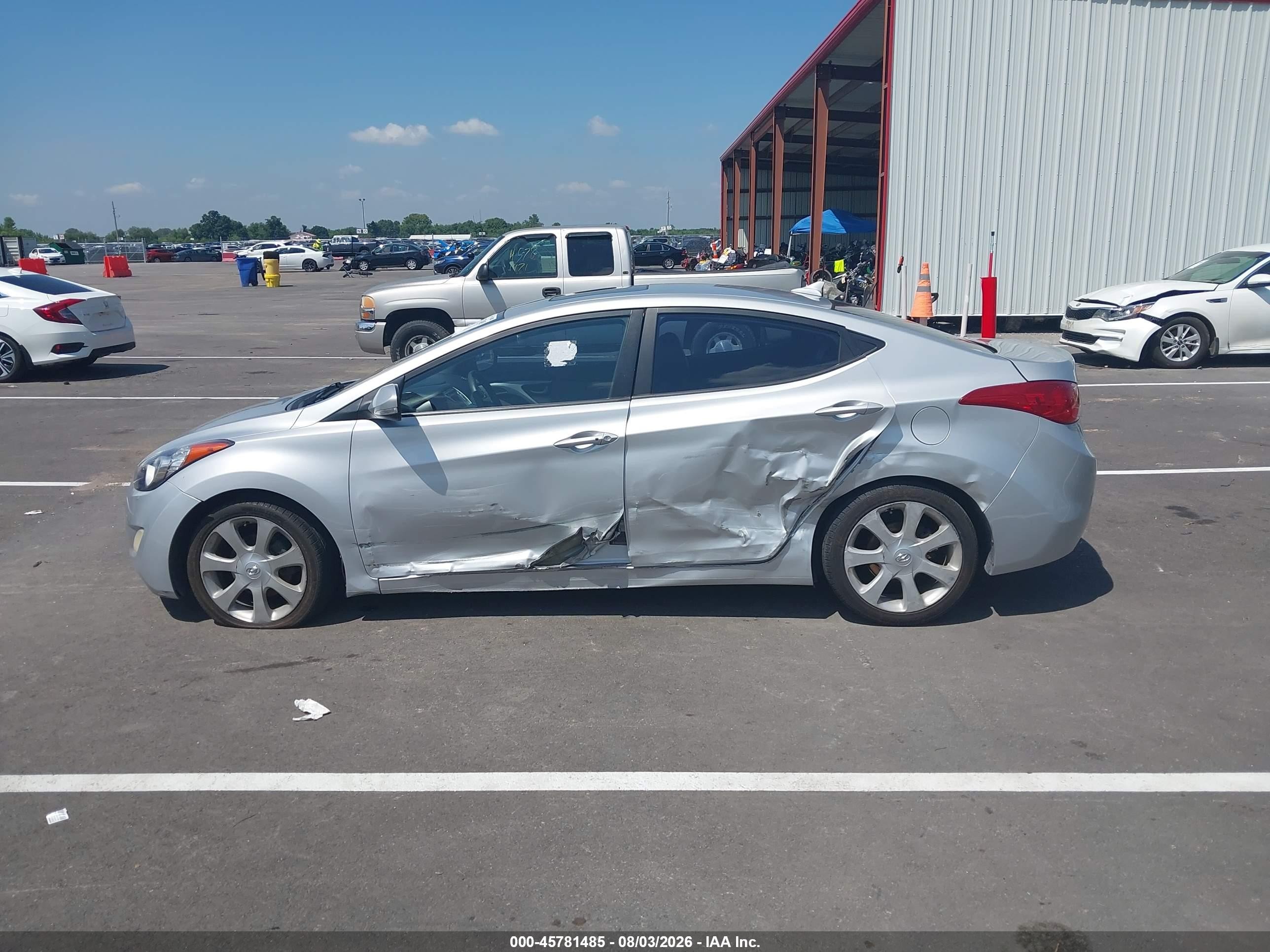 2012 Hyundai Elantra Limited (ulsan Plant) Gray vin: KMHDH4AE3CU185780