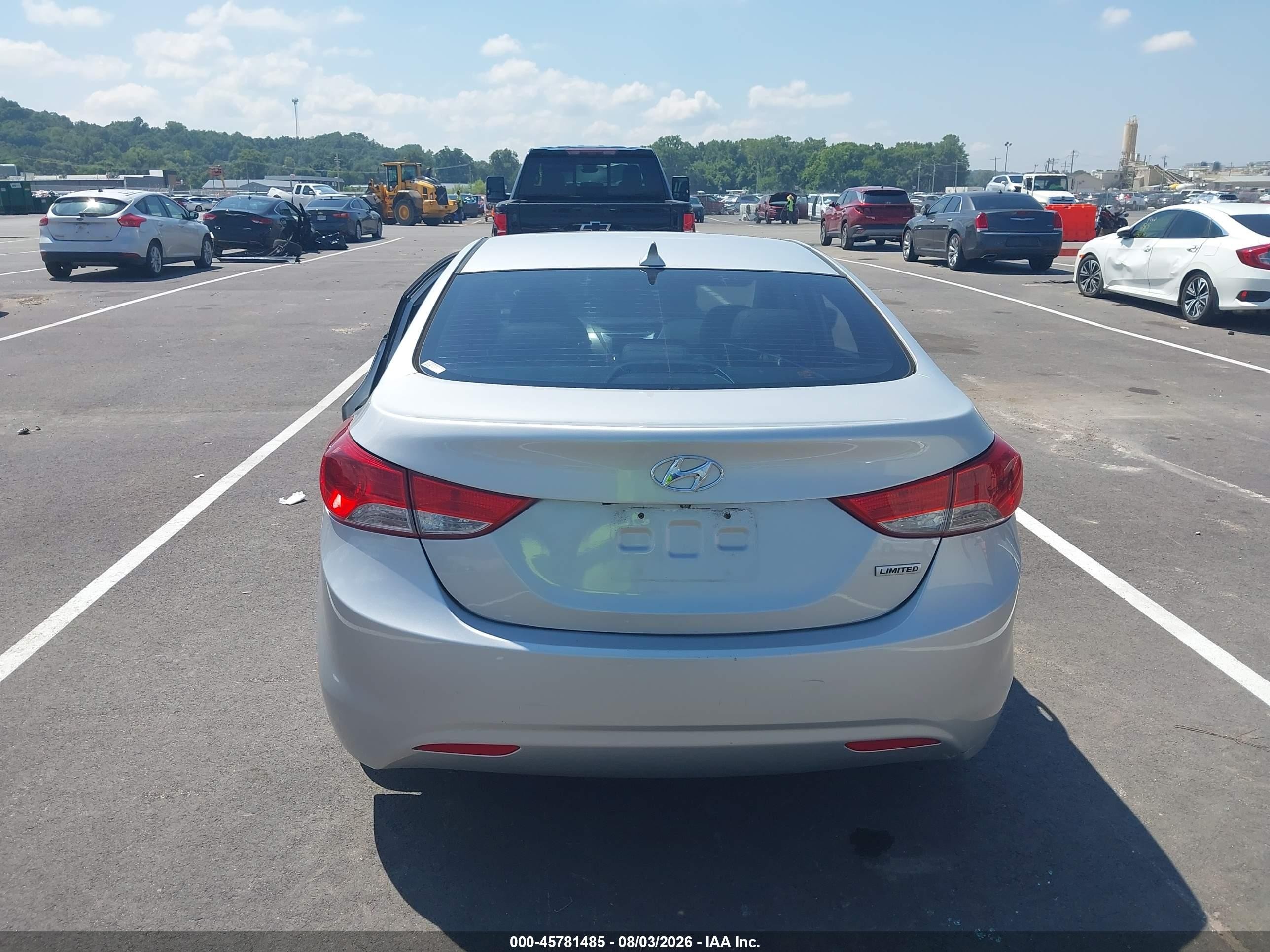 2012 Hyundai Elantra Limited (ulsan Plant) Gray vin: KMHDH4AE3CU185780